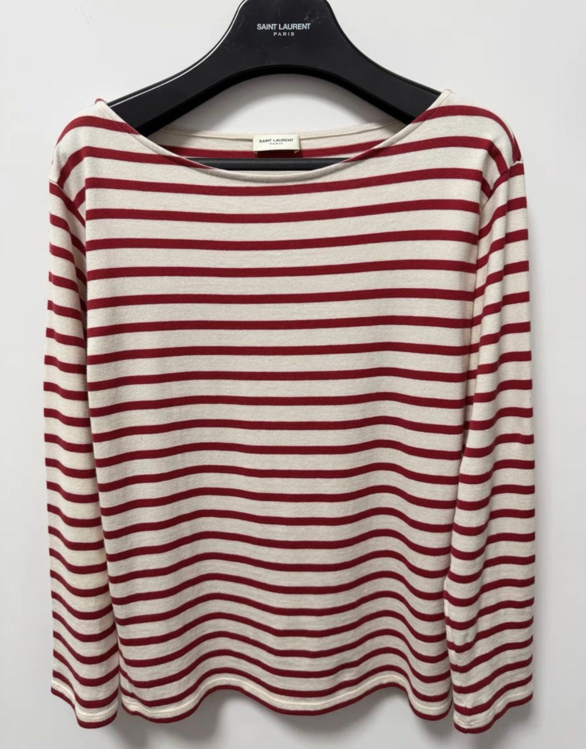 SLP 15SS Runway Red/White Stripe Long Sleeve T-Shirt