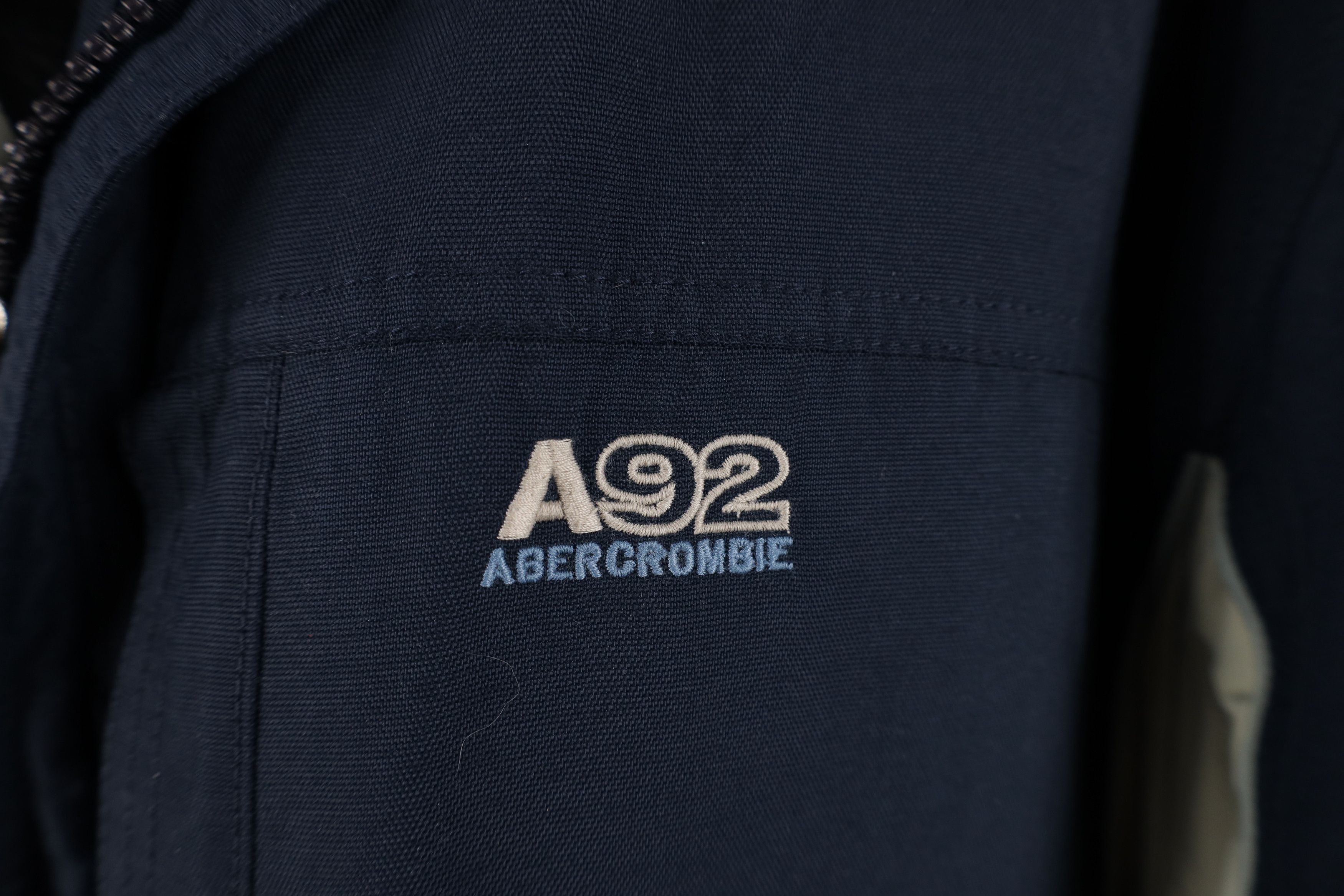 Abercrombie & Fitch Vintage 90s Y2K Abercrombie & Fitch Lined Full Zip Jacket Size US L / EU 52-54 / 3 - 4 Thumbnail