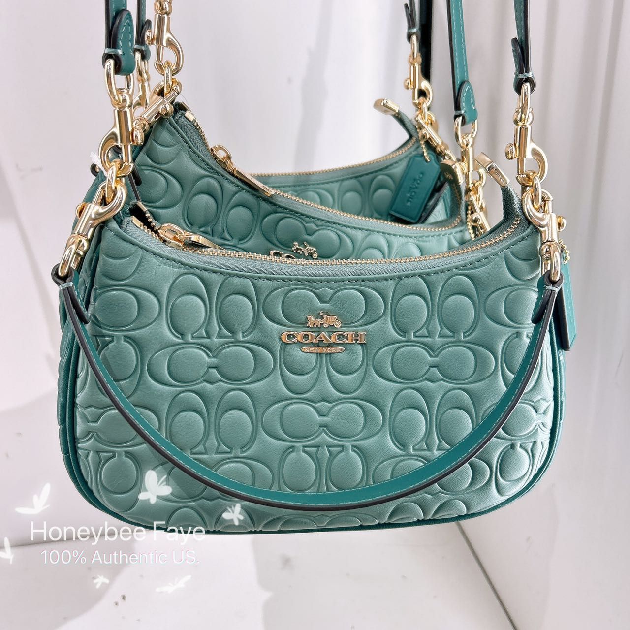 Coach Teri Shoulder Bag In Blocked Signature Leather CY674 Size ONE SIZE - 2 Thumbnail