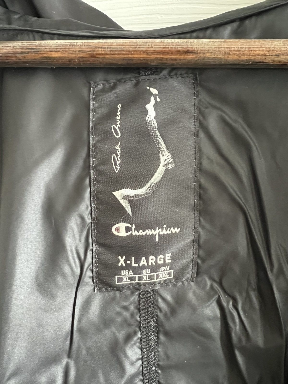 Champion × Rick Owens Rick Owens Champion Mountain Jacket size XL Size US XL / EU 56 / 4 - 8 Thumbnail