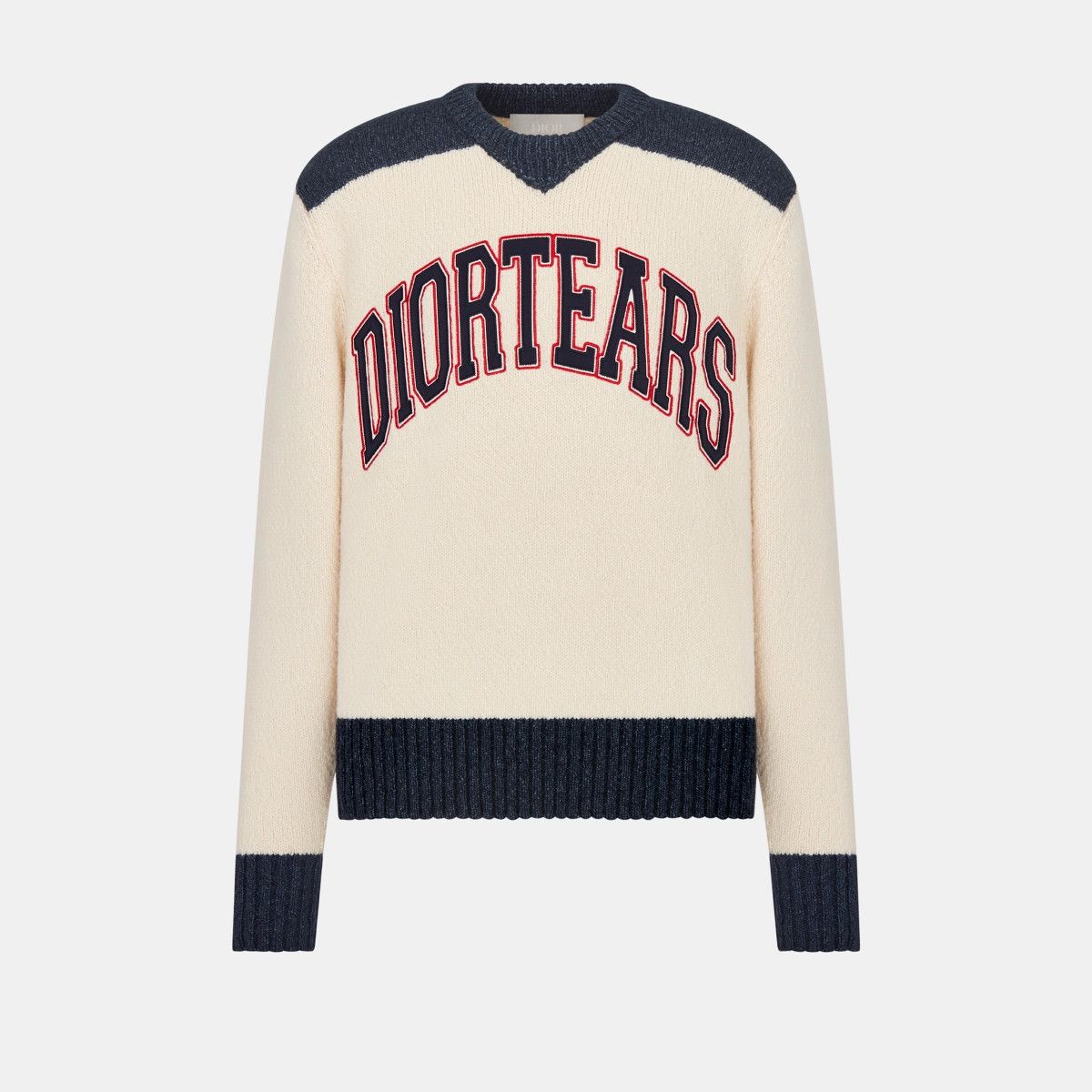 Dior o1bcso1str0125 Tears Sweater in White Size US M / EU 48-50 / 2 - 1 Thumbnail