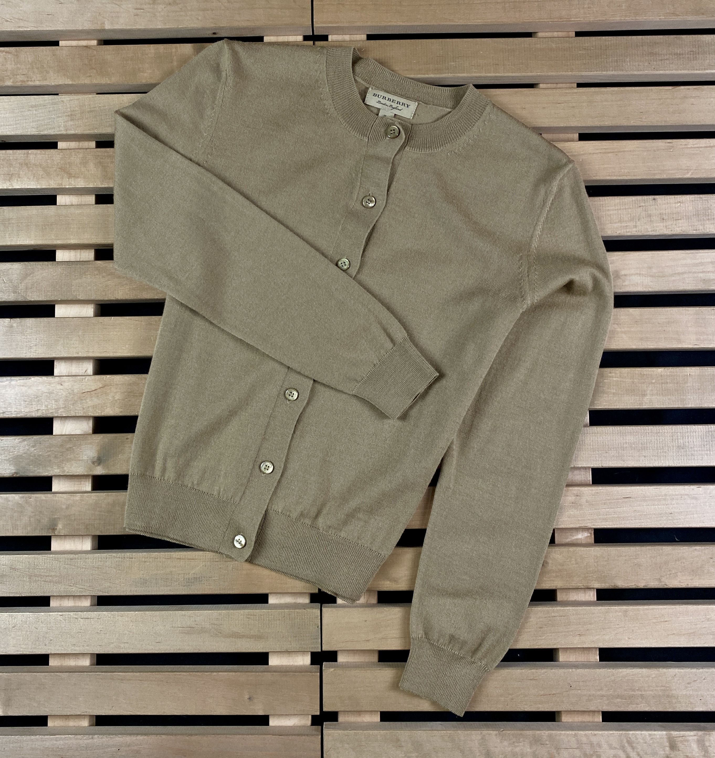 2 store Burberry cardigans