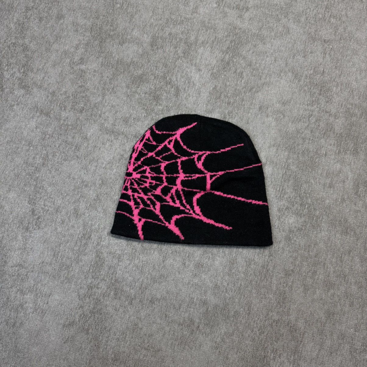 Japanese Brand Y2K spider web Hat black pink Size ONE SIZE - 2 Thumbnail