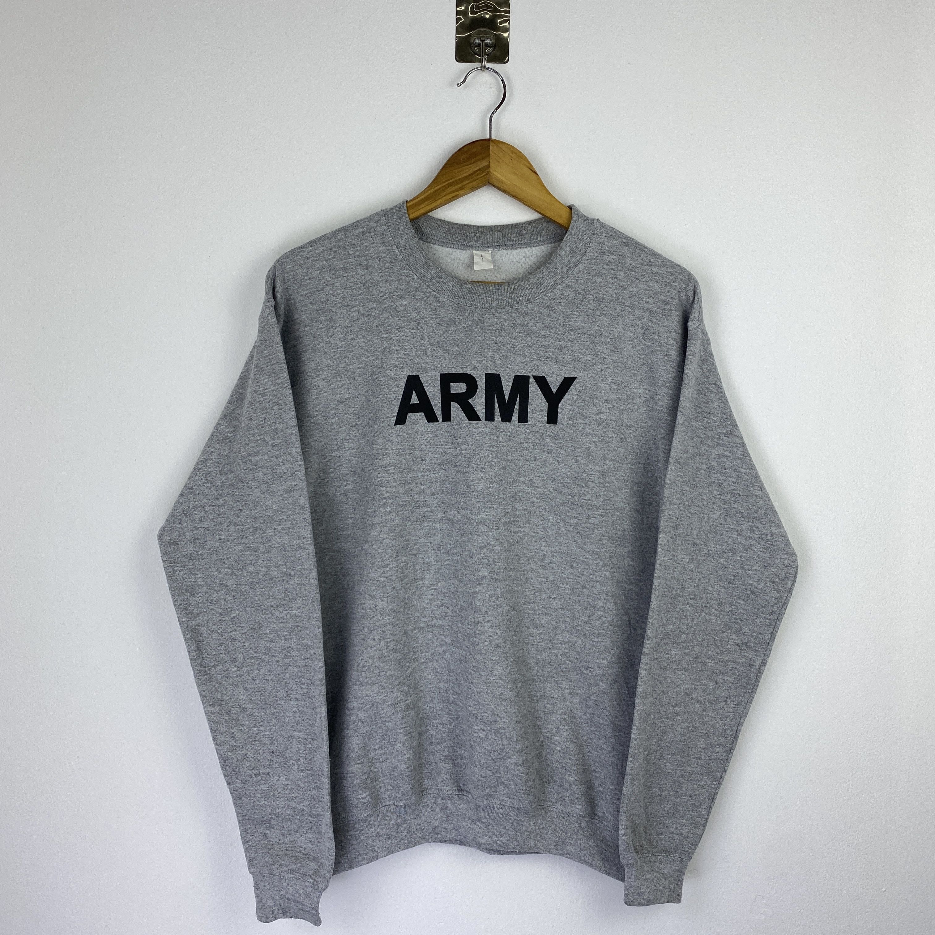 Vintage Vintage Army Spell Out Crewneck Pullover Sweatshirt SH0464 Size US M / EU 48-50 / 2 - 1 Thumbnail