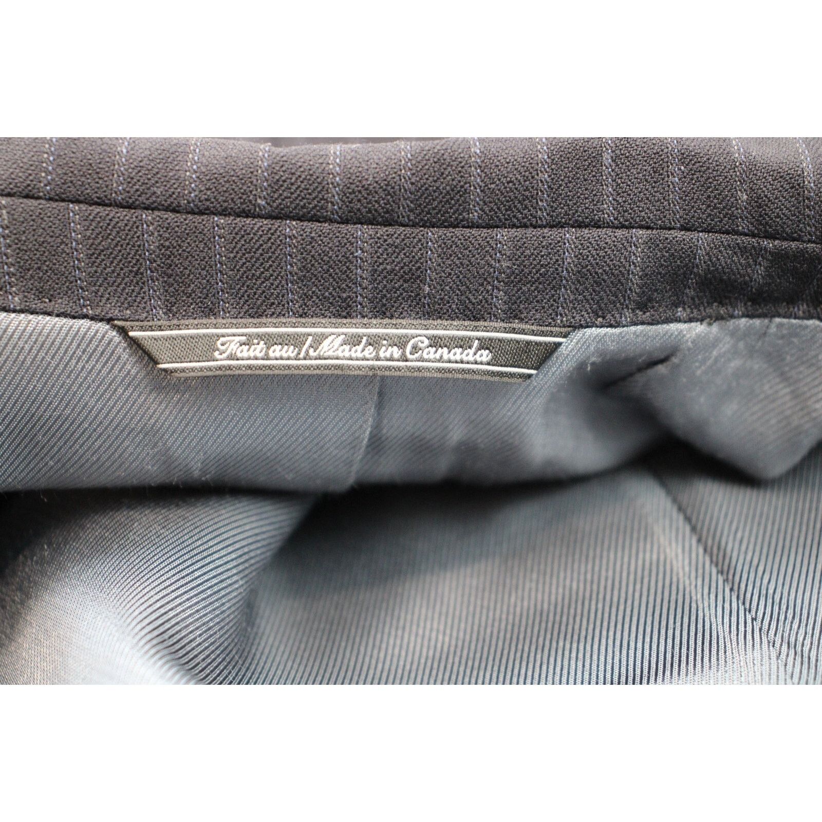 Jack Victor Jack Victor Blazer Men's 48R Black Wool Notch Size 48R - 7 Thumbnail