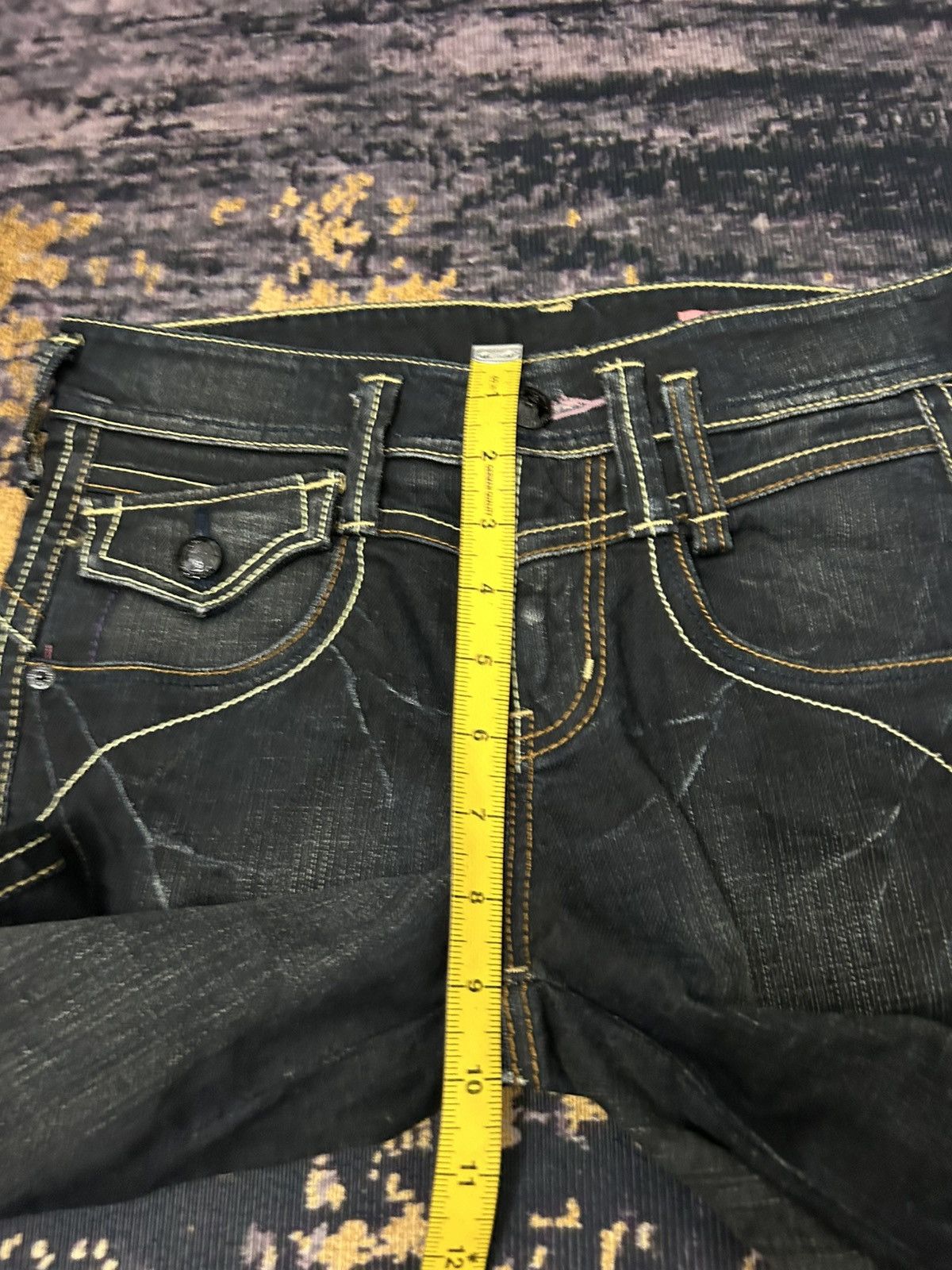 Japanese Brand japanese Rush Hour Wash Flare Jeans Size US 29 - 20 Thumbnail