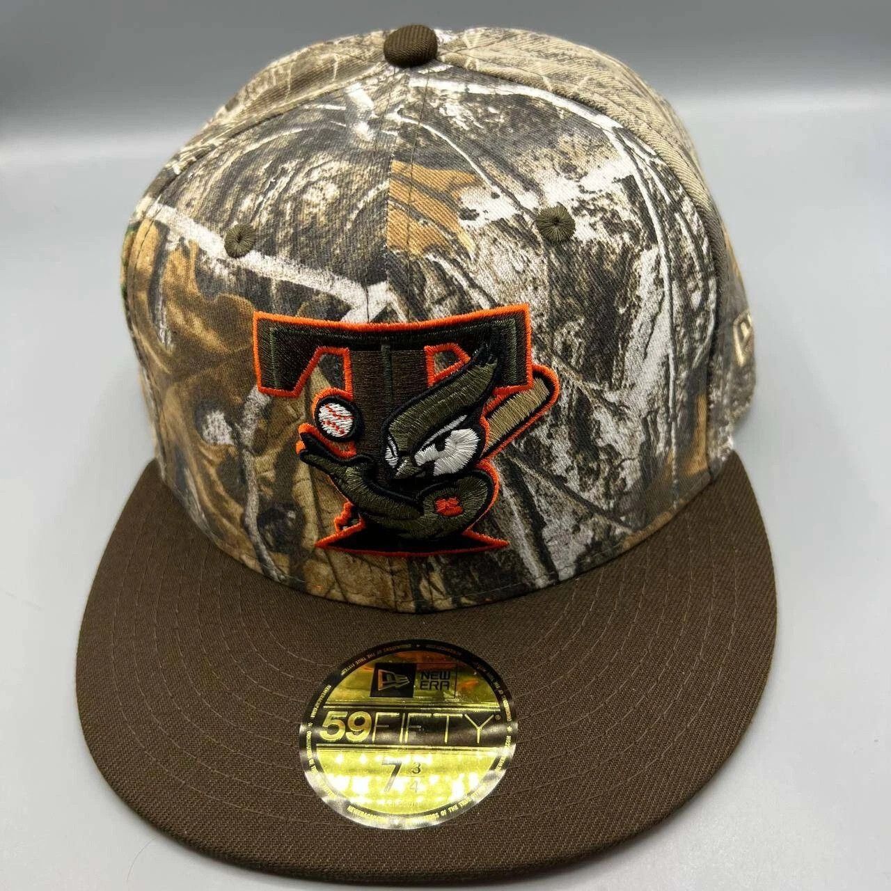 New Era Toronto Blue Jays Hat Men 7 3/4 Realtree Camo Fitted Cap Size ONE SIZE - 7 Thumbnail