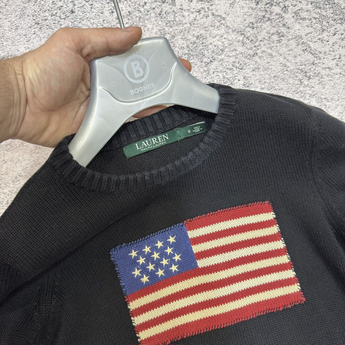 Lauren Ralph Lauren Ralph Lauren American Flag Black Cotton Sweater S Size Size S / US 4 / IT 40 - 6 Thumbnail
