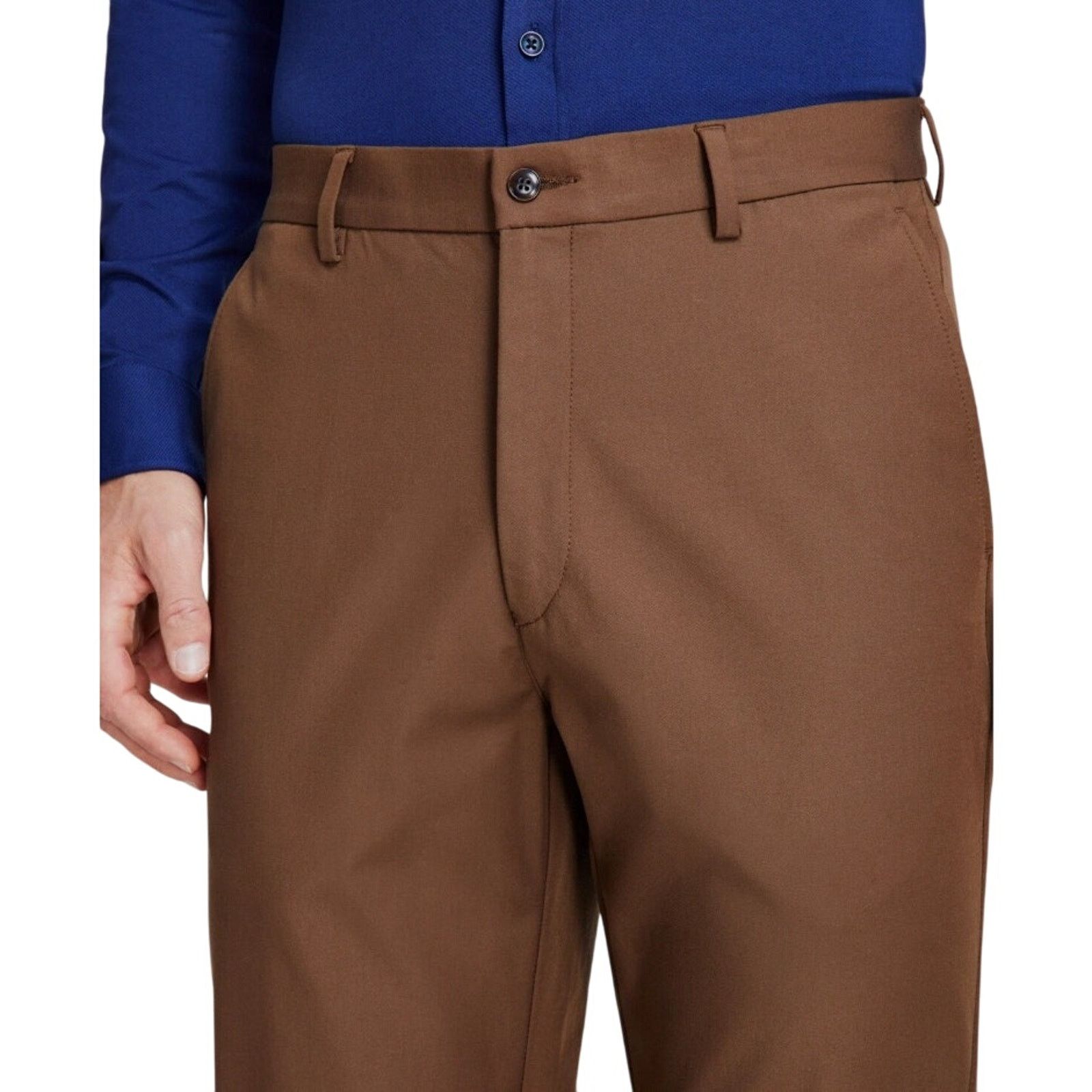 Michael Kors Michael Kors Men's Light Brown Casual Dress Pants W42 L32 Size US 42 / EU 58 - 4 Thumbnail