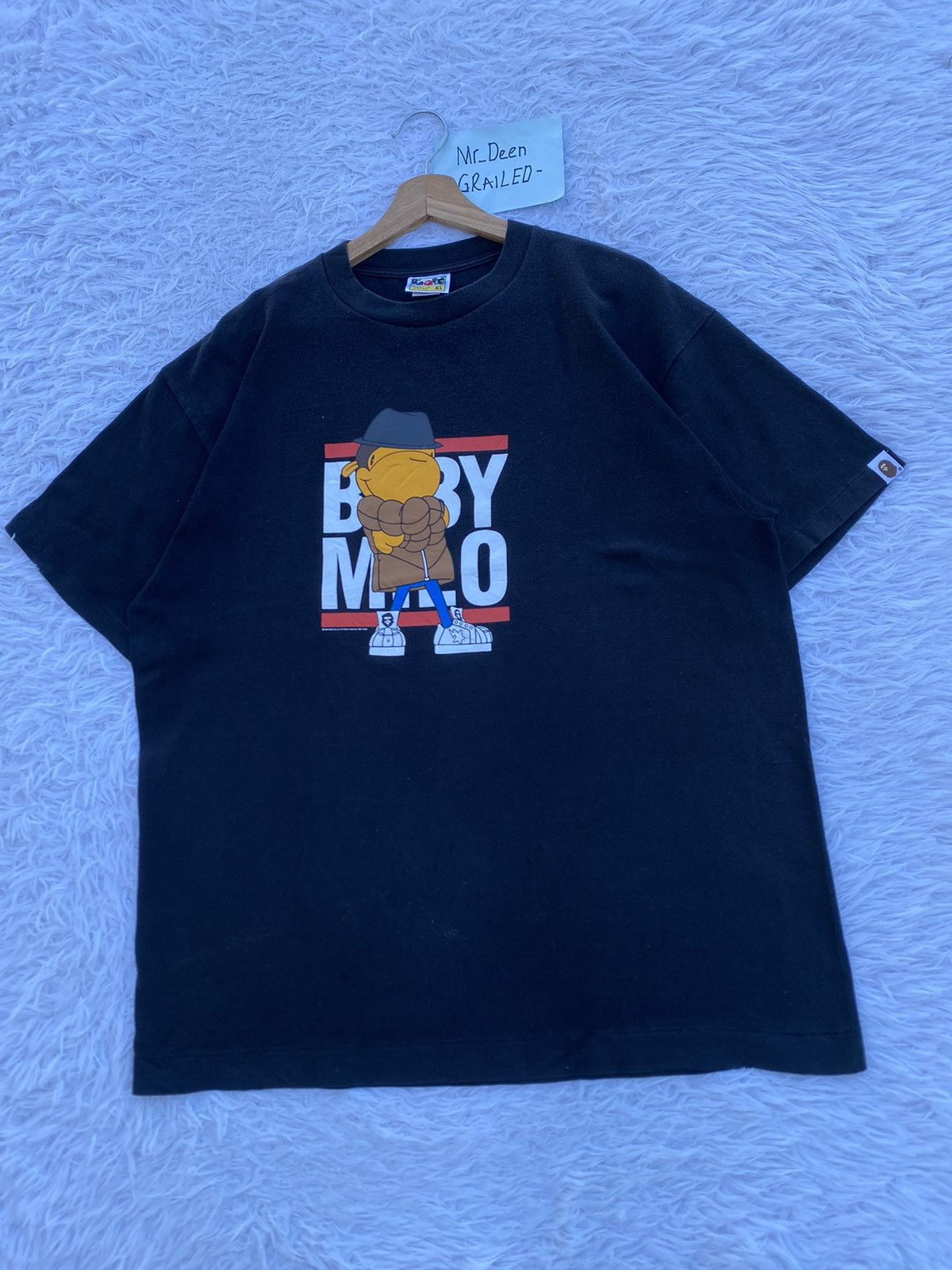 Bape Rare BAPE Baby Milo Printed XL size Tee Size US XL / EU 56 / 4 - 4 Thumbnail