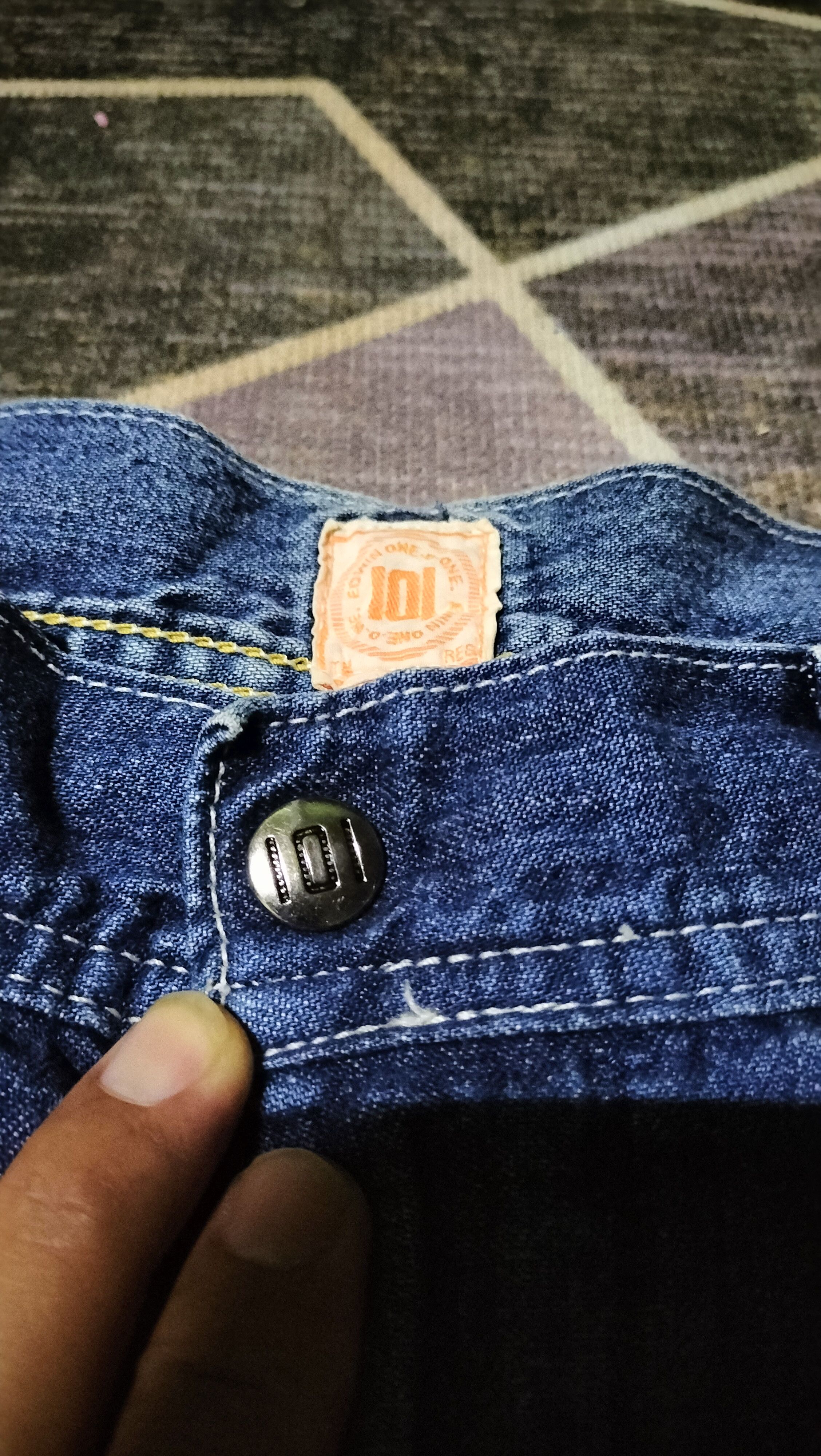 Vintage Vintage 90s One O One Carpenter Denim Work wear Japan Size US 32 / EU 48 - 7 Thumbnail