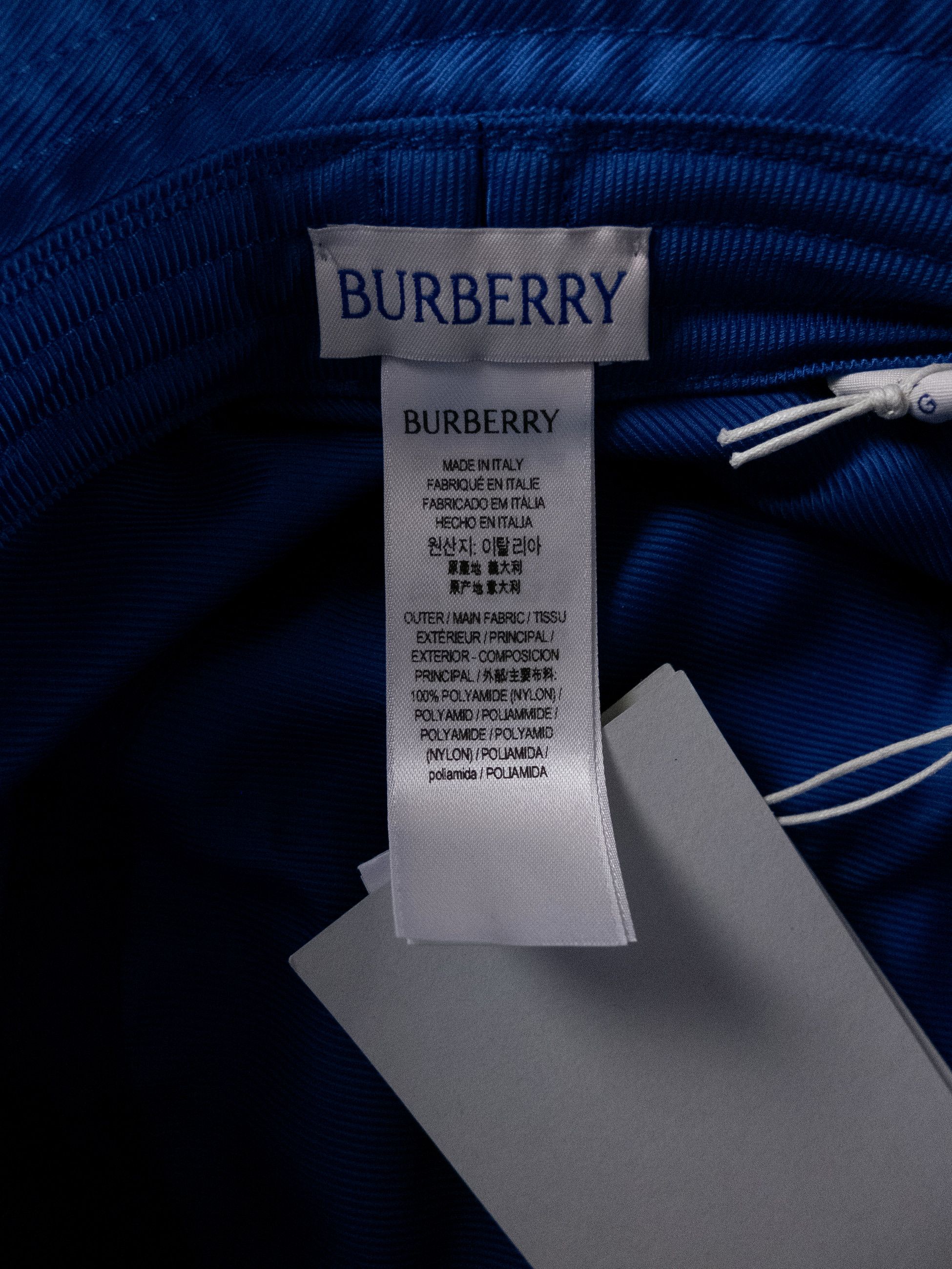 Burberry BURBERRY blue knight logo nylon bucket hat Large authentic Size ONE SIZE - 8 Thumbnail