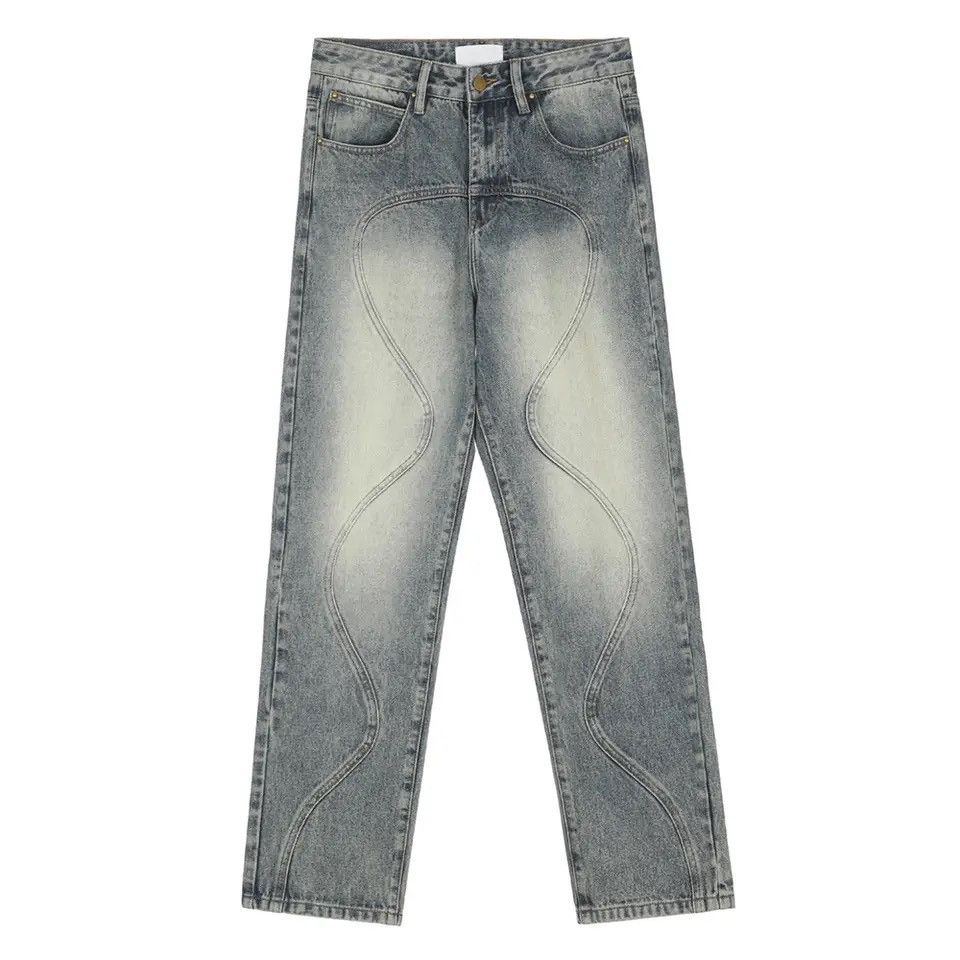 Japanese Brand × Jean Street 90’s hiphop washed skateboard hip-hop jeans Size US 34 / EU 50 - 6 Thumbnail