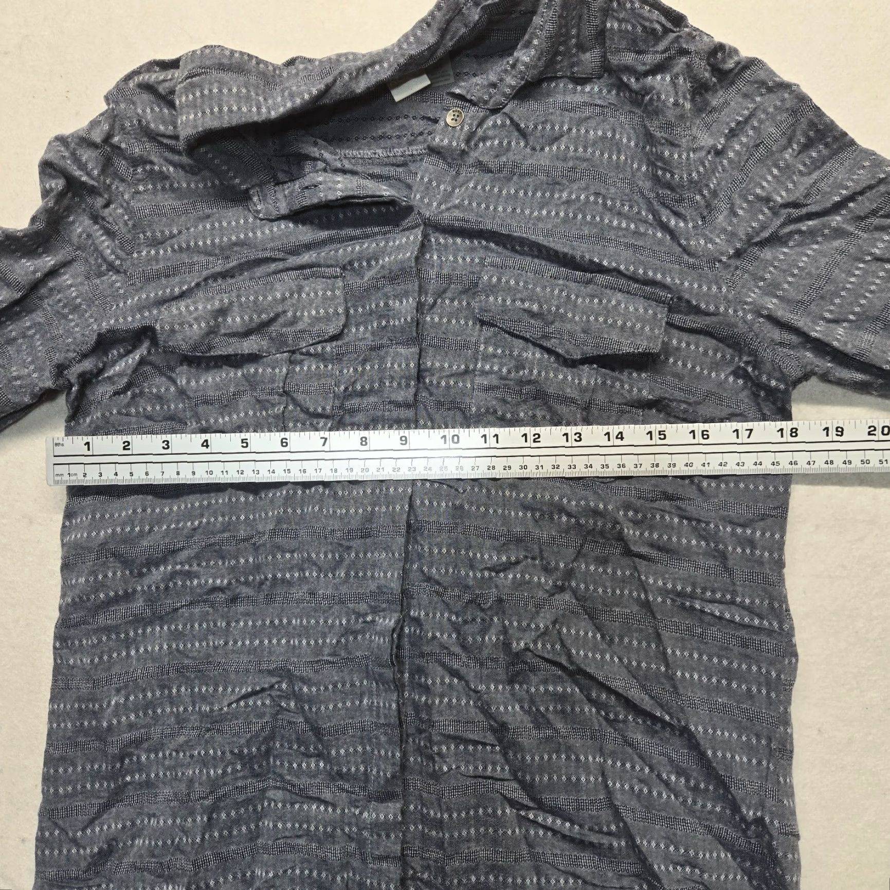 Vintage ROXY Shirt Gray Long Sleeve Button Up Blouse Adult Women's 8 Top Size M / US 6-8 / IT 42-44 - 6 Thumbnail