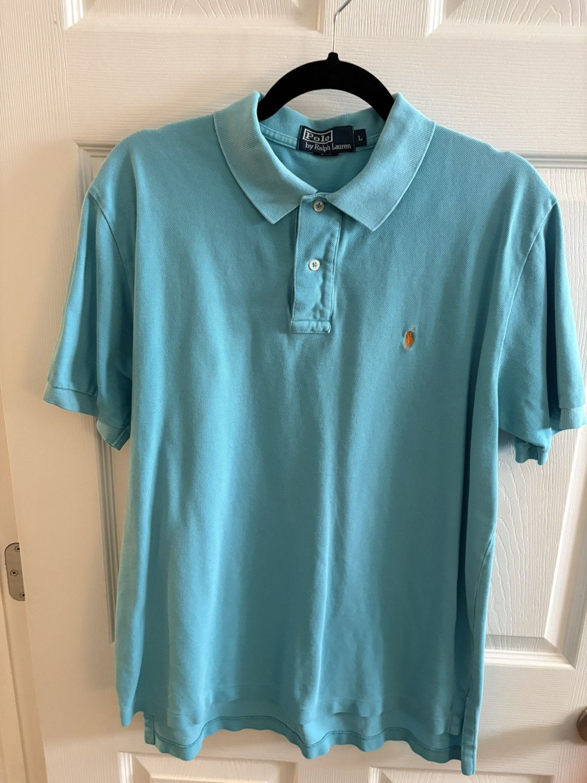 Polo Ralph Lauren Polo Ralph Lauren Classic Cotton Polo – Turquoise (Size L) Size US L / EU 52-54 / 3 - 1 Thumbnail