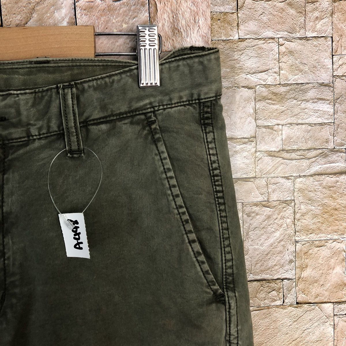 Faded Glory Uniqlo Green Cargo utility japan Multipocket Pants #A448 Size US 29 - 8 Thumbnail