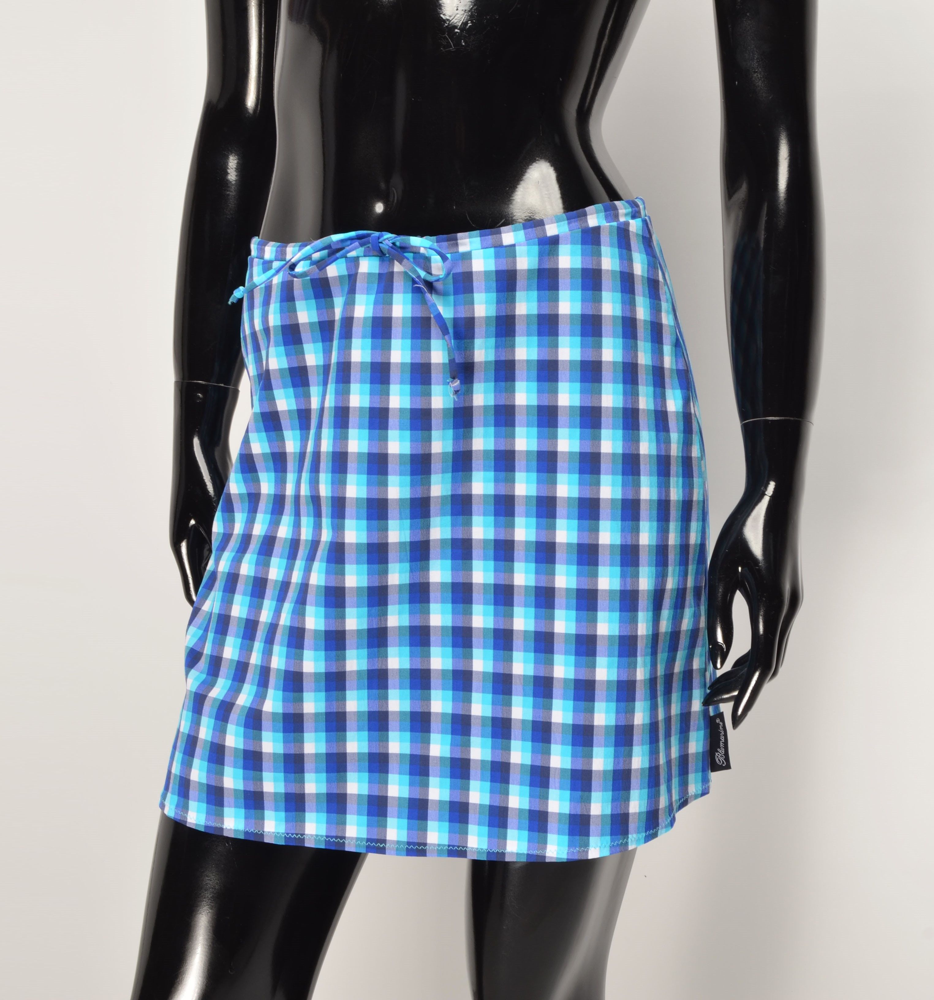 Blumarine × Vintage Vintage Blumarine Checkered Y2K Mini Skirt Size 28" / US 6 / IT 42 - 9 Thumbnail