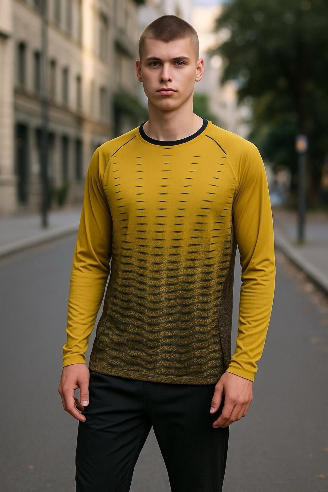 Other Xersion Yellow Workout Athletic Long Sleeve Shirt Men’s XL Size US XL / EU 56 / 4 - 1 Thumbnail
