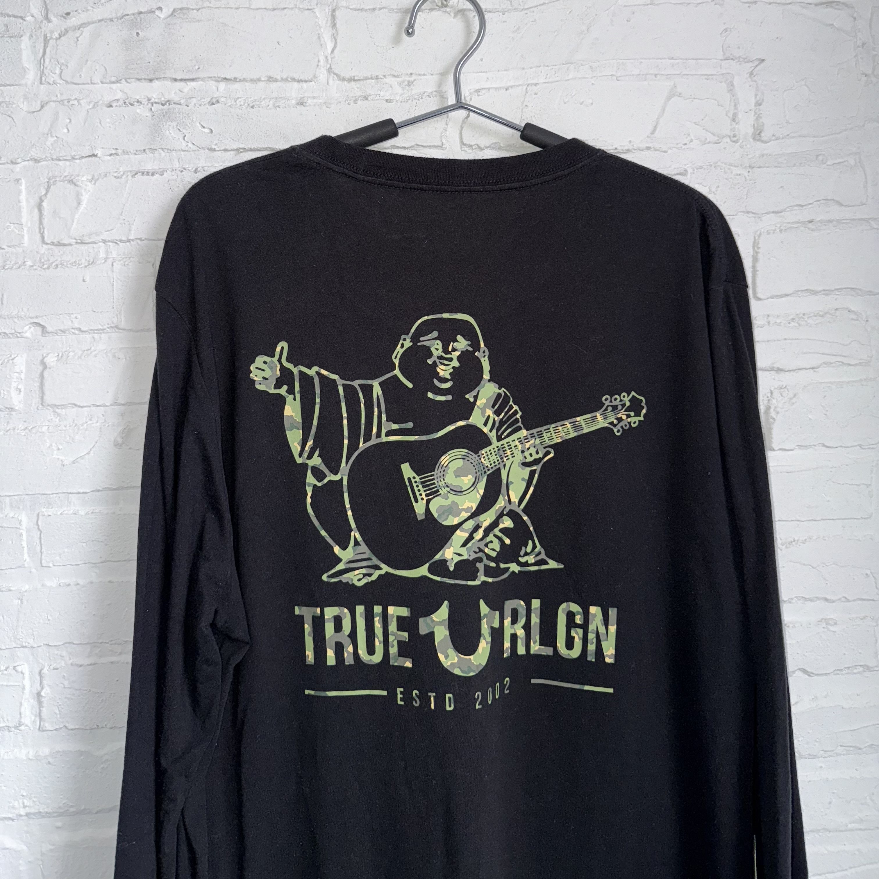 True Religion Y2K True Religion Long Sleeve camo Buddha Print Size US L / EU 52-54 / 3 - 2 Thumbnail