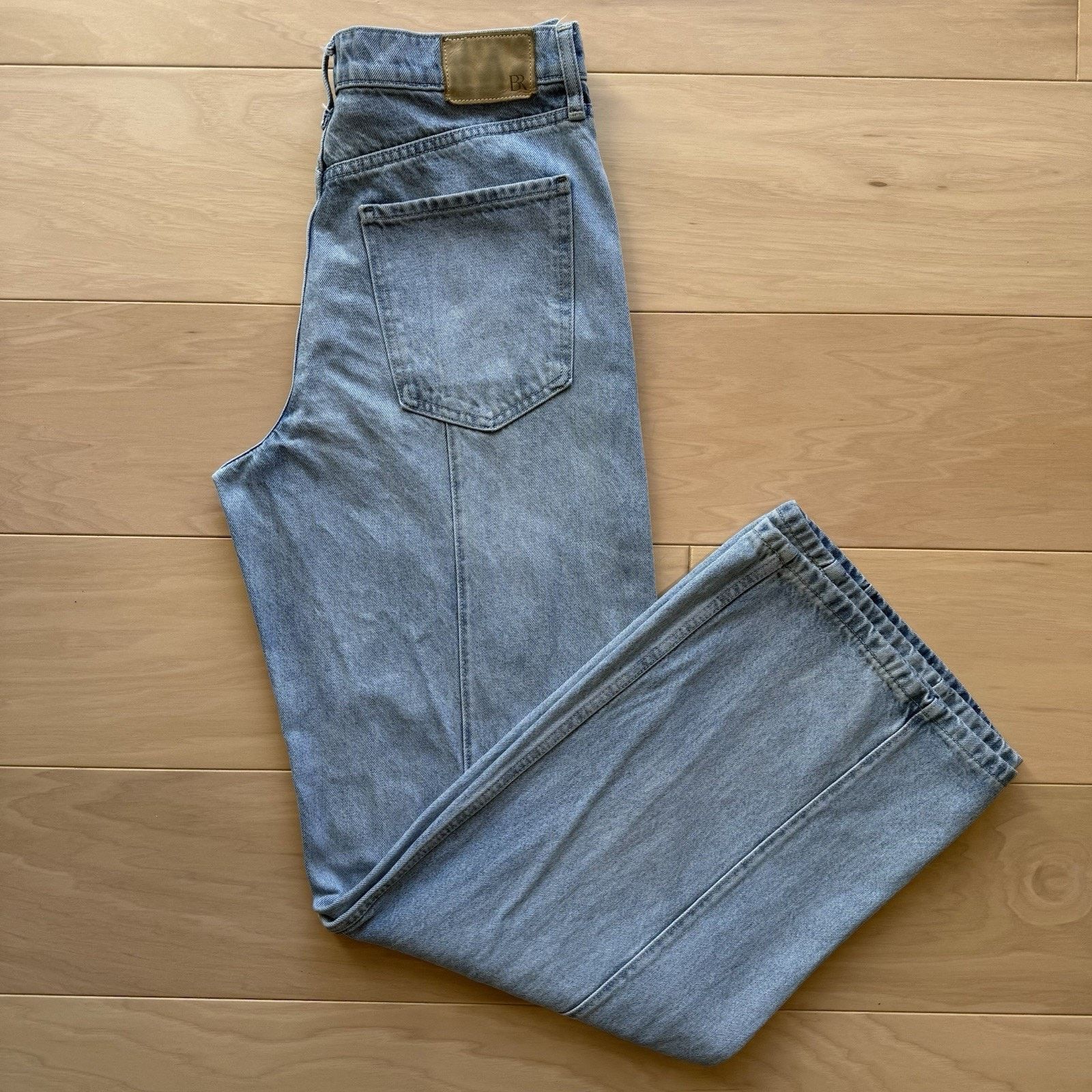 Banana Republic Banana Republic Pintuck Jeans Women's 30 Flare Bell Bottom Size 30" / US 8 / IT 44 - 2 Thumbnail