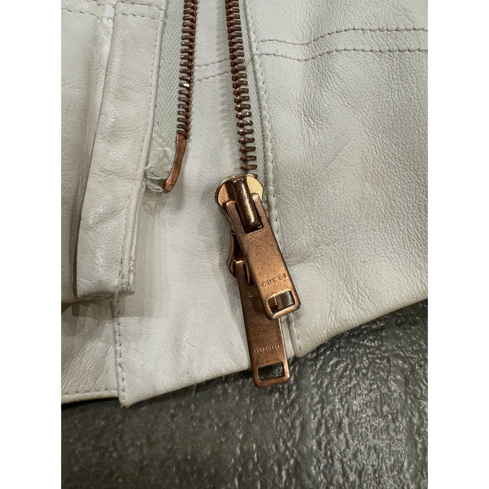 Gucci S/S 2004 Gucci by Tom Ford paneled leather jacket Size US S / EU 44-46 / 1 - 10 Thumbnail