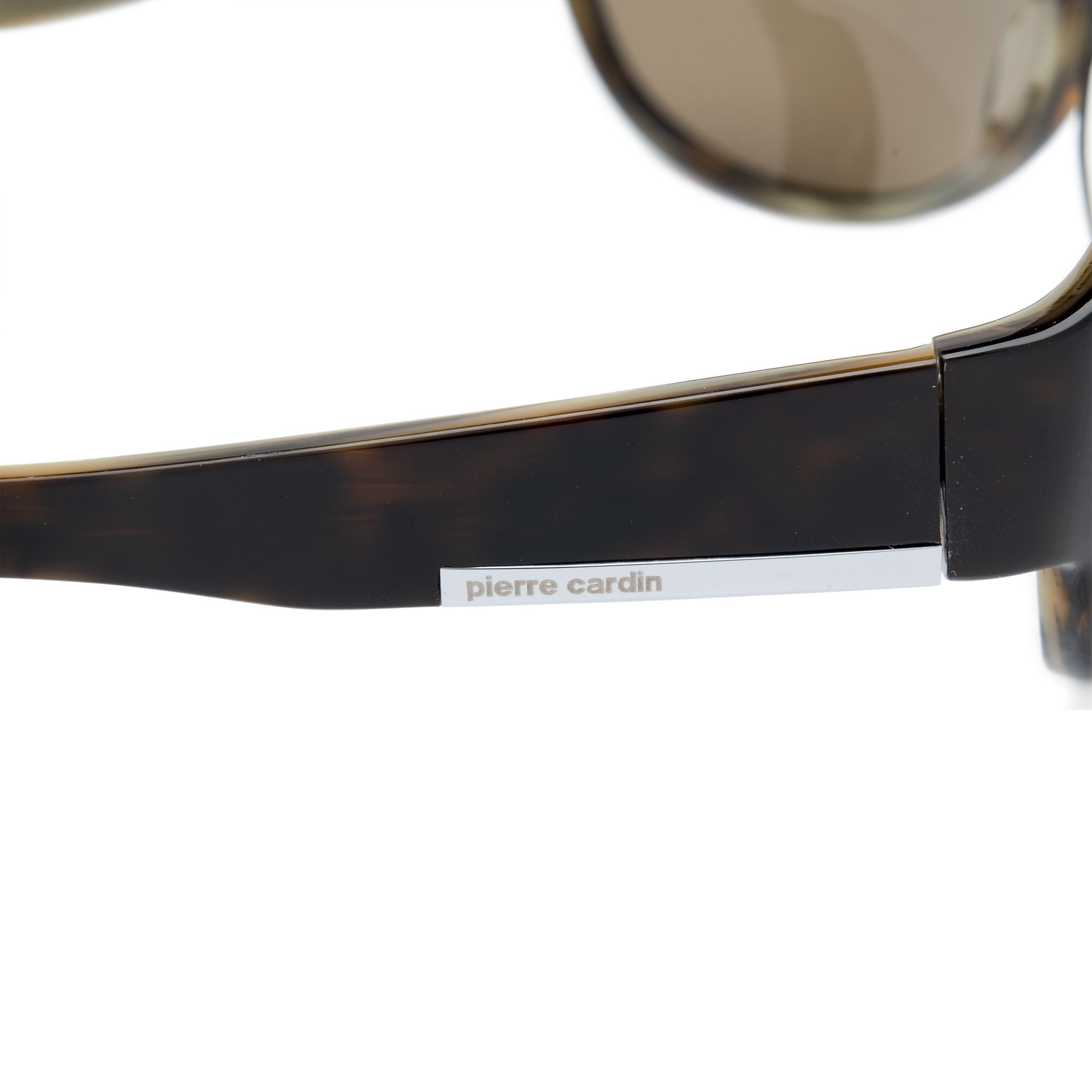 Pierre Cardin Pierre Cardin 00s Havana Plastic Aviator Sunglasses Size ONE SIZE - 4 Thumbnail