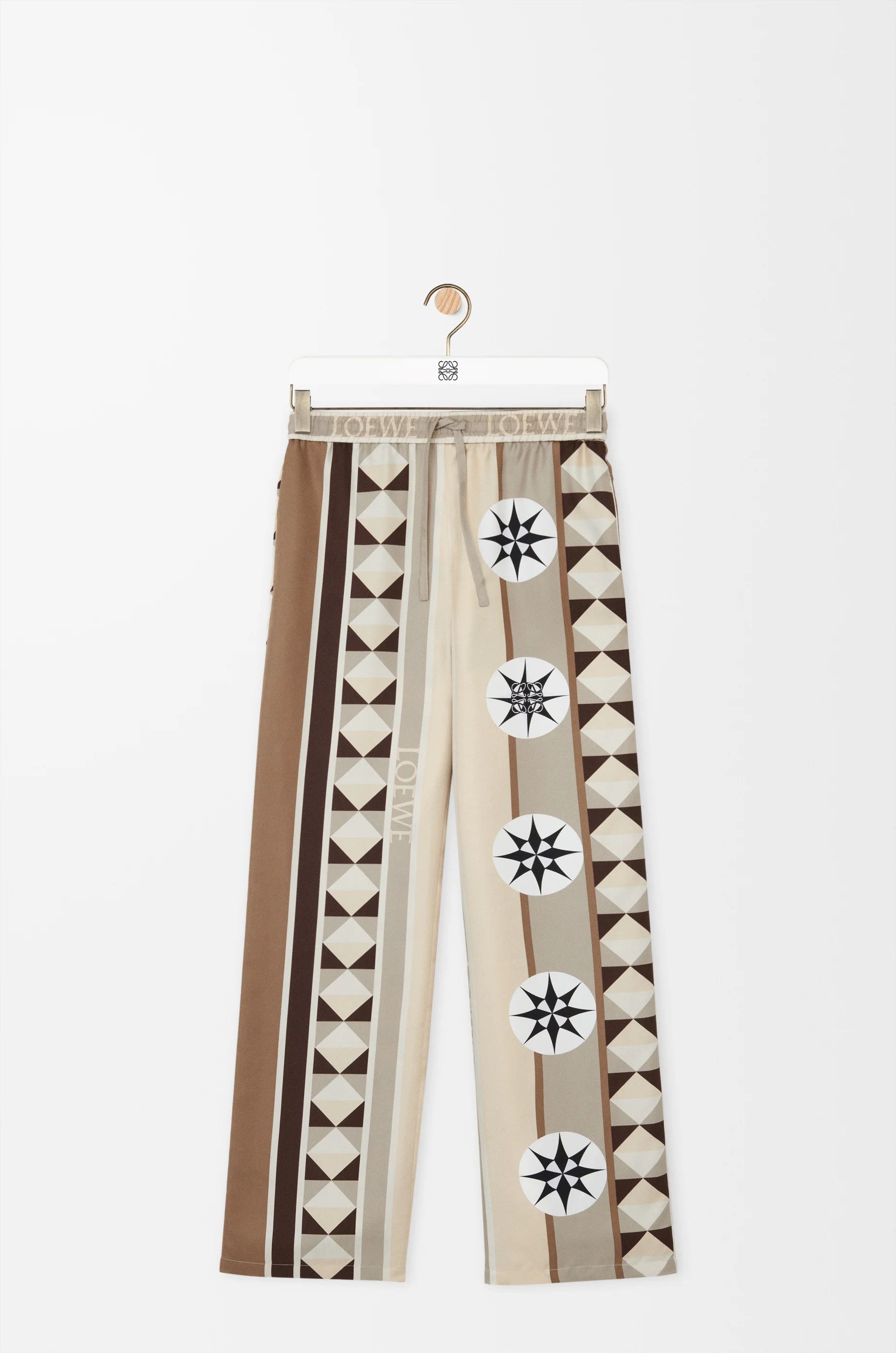 Loewe o1in1g0426 Pyjama Trousers in Silk in Multicolor Size 26" / US 2 / IT 38 - 1 Thumbnail