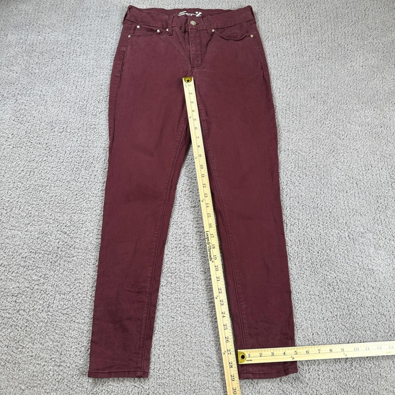 7 For All Mankind Seven 7 For All Mankind Women Skinny Jeans Womens 10 Denim Size 32" / US 10 / IT 46 - 2 Thumbnail