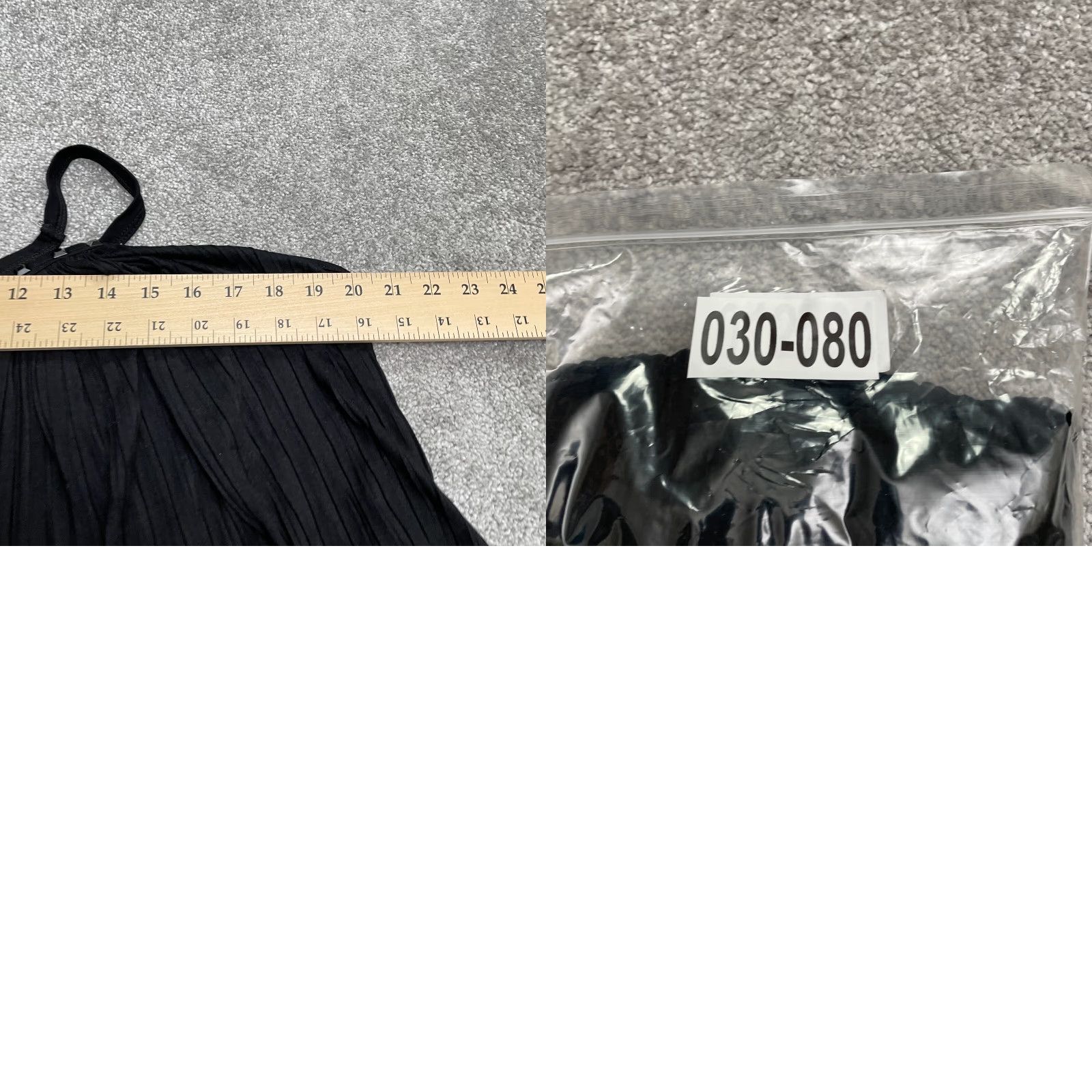Anthropologie W5 Blouse Tunic Sleeveless Halter Women M Black Pleated, Flow y, Classic Knit Polyester Rayon, Lightweight, Breathable, Ready to Wear, Regular Fit Size M / US 6-8 / IT 42-44 - 8 Thumbnail