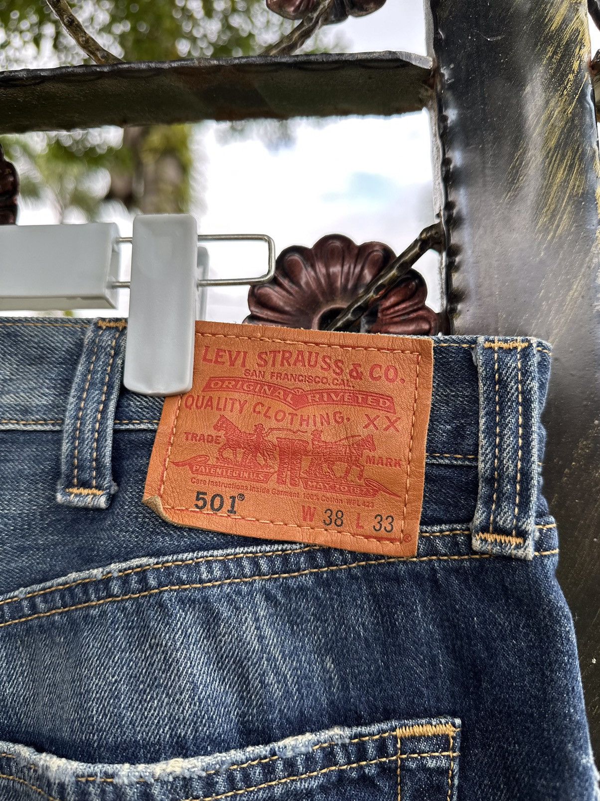 Levi's 💥Levis 501💥 Art Original Design Levis Five O one 💥 Size US 38 / EU 54 - 6 Thumbnail