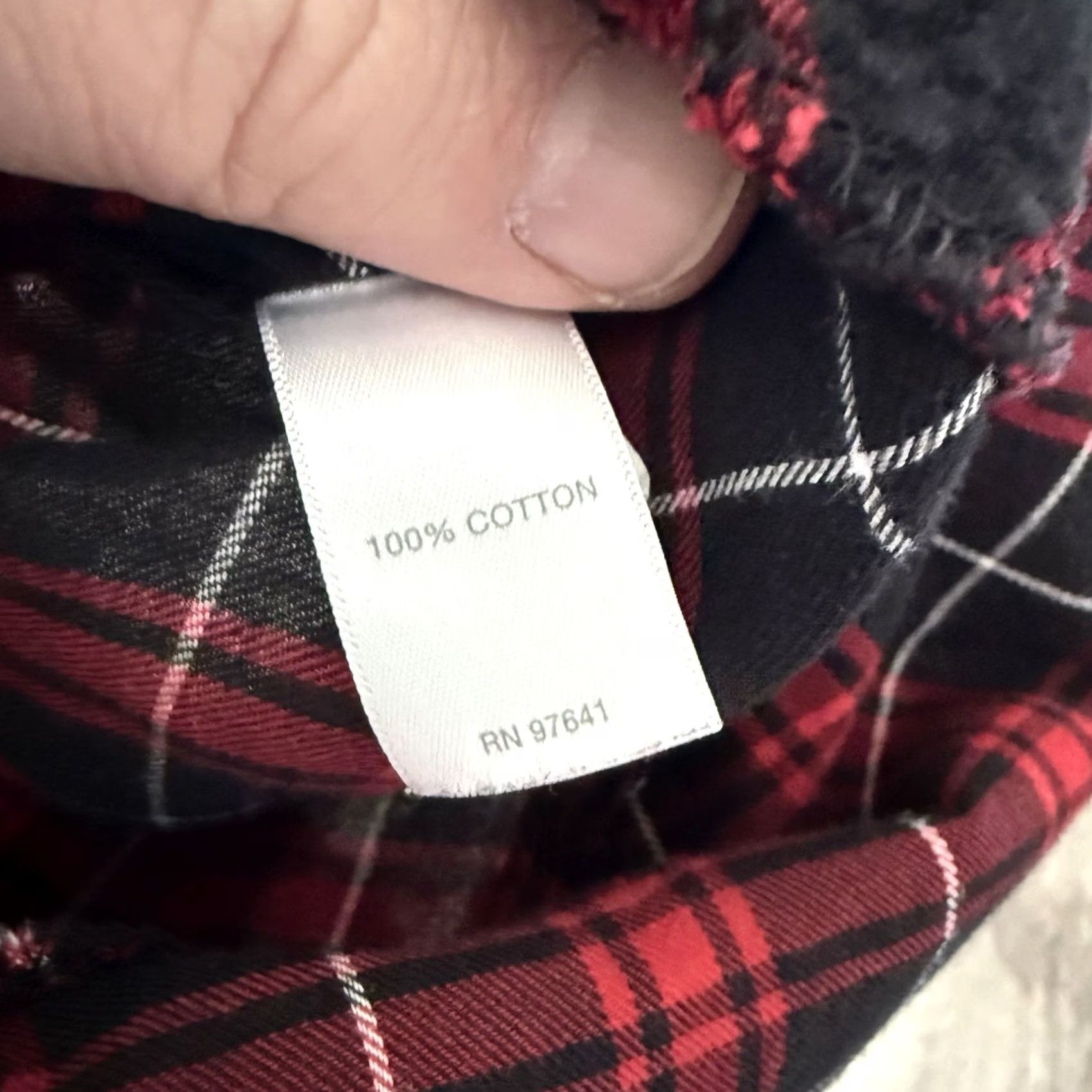 J. Jill J. Jill Plaid Flannel Tunic Shirt Red Black Button Up Sz XL Casual Size XL / US 12-14 / IT 48-50 - 4 Thumbnail