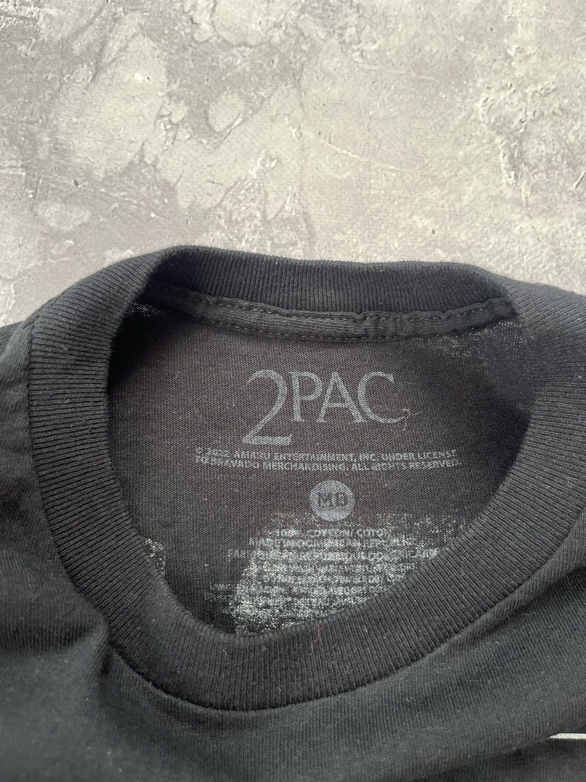Rap Tees 2Pac Big Logo T-Shirt Black #71 Size US M / EU 48-50 / 2 - 4 Thumbnail
