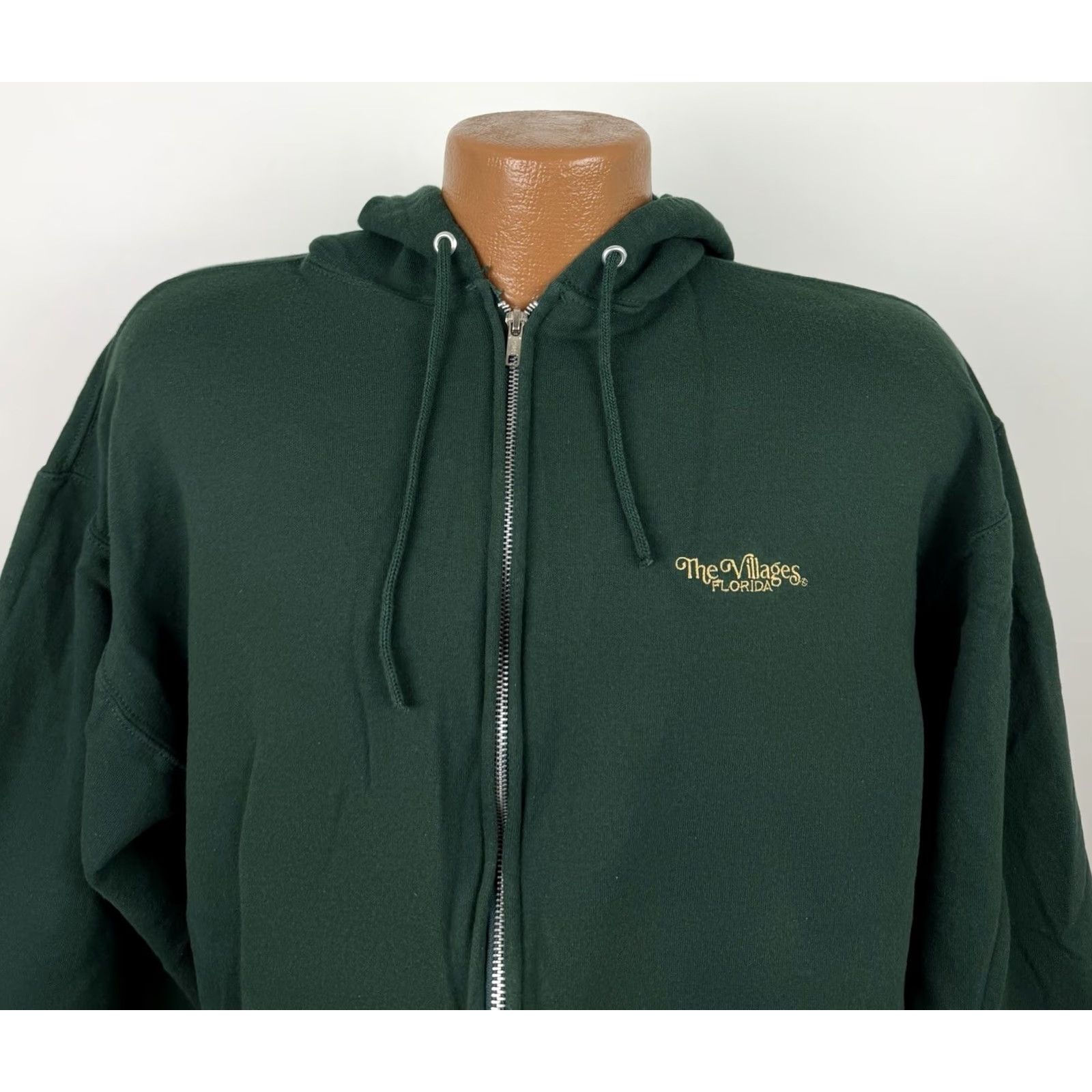 Jerzees JERZEES Hoodie Mens Medium Forest Green Full Zip Size US M / EU 48-50 / 2 - 3 Thumbnail