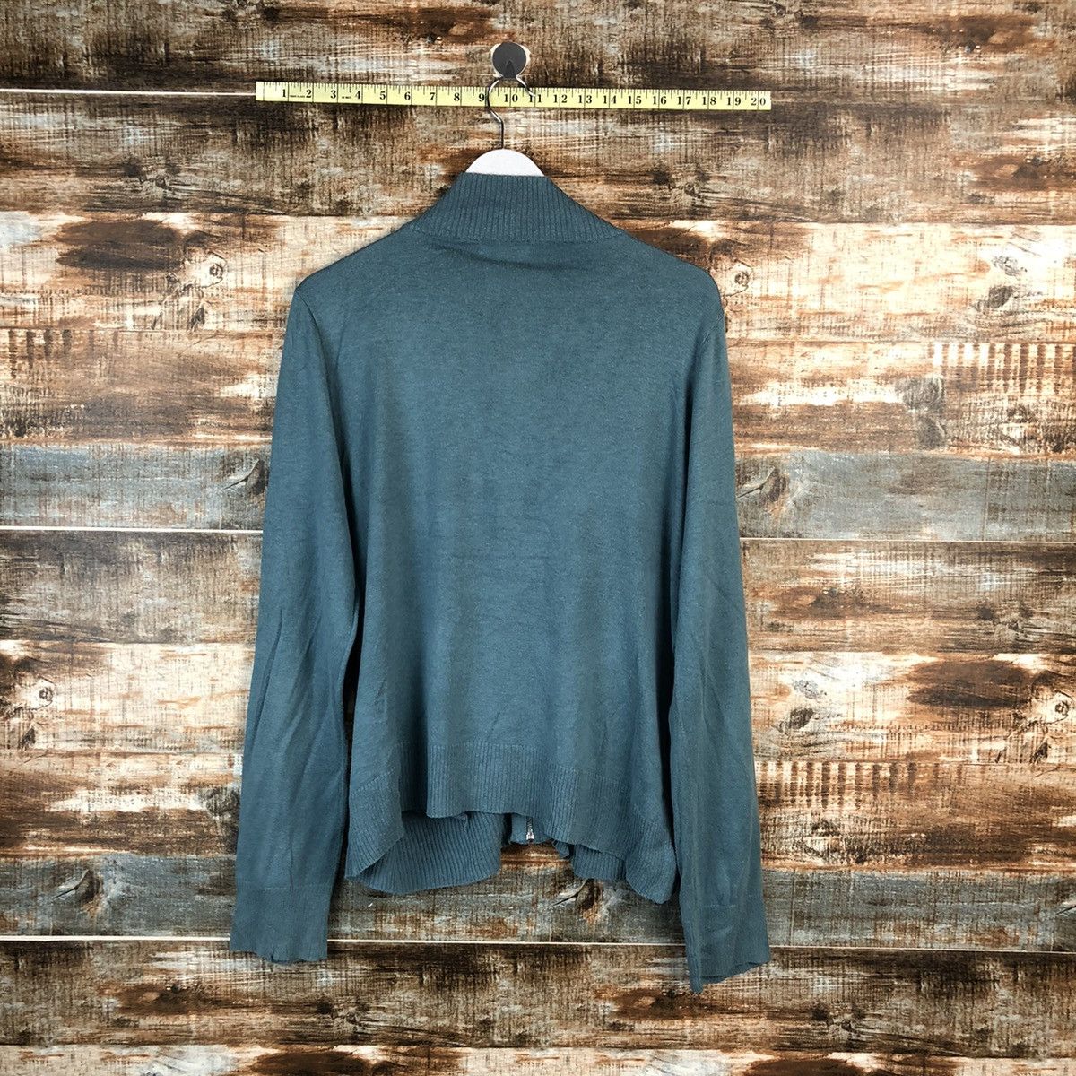 Homespun Knitwear × Japanese Brand Marie Claire Forum Green Knitwear #A2191 Size L / US 10 / IT 46 - 13 Thumbnail