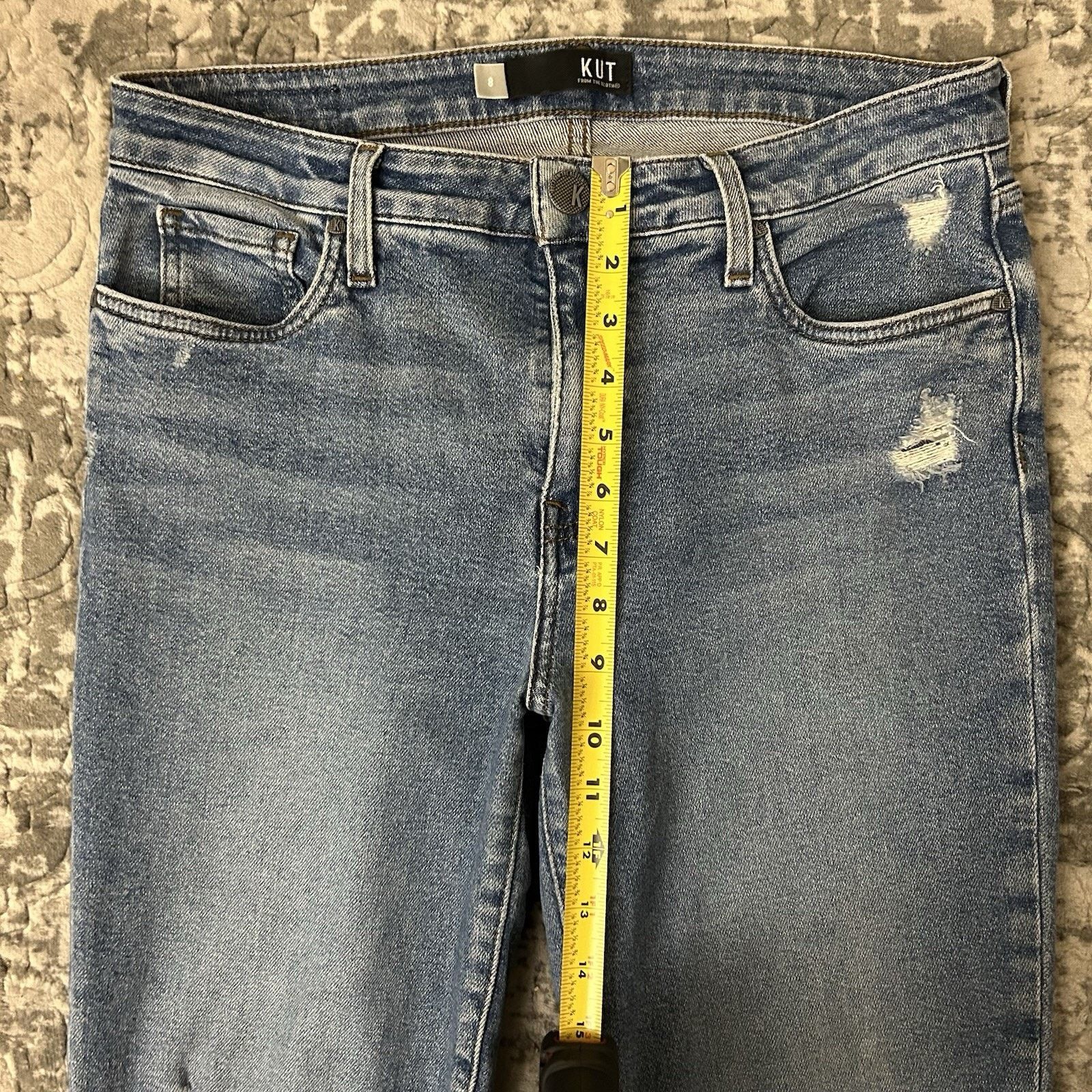 Other KUT from the Kloth High-Rise Fab AB Cigarette Leg- Size 8 Size 30" / US 8 / IT 44 - 14 Thumbnail