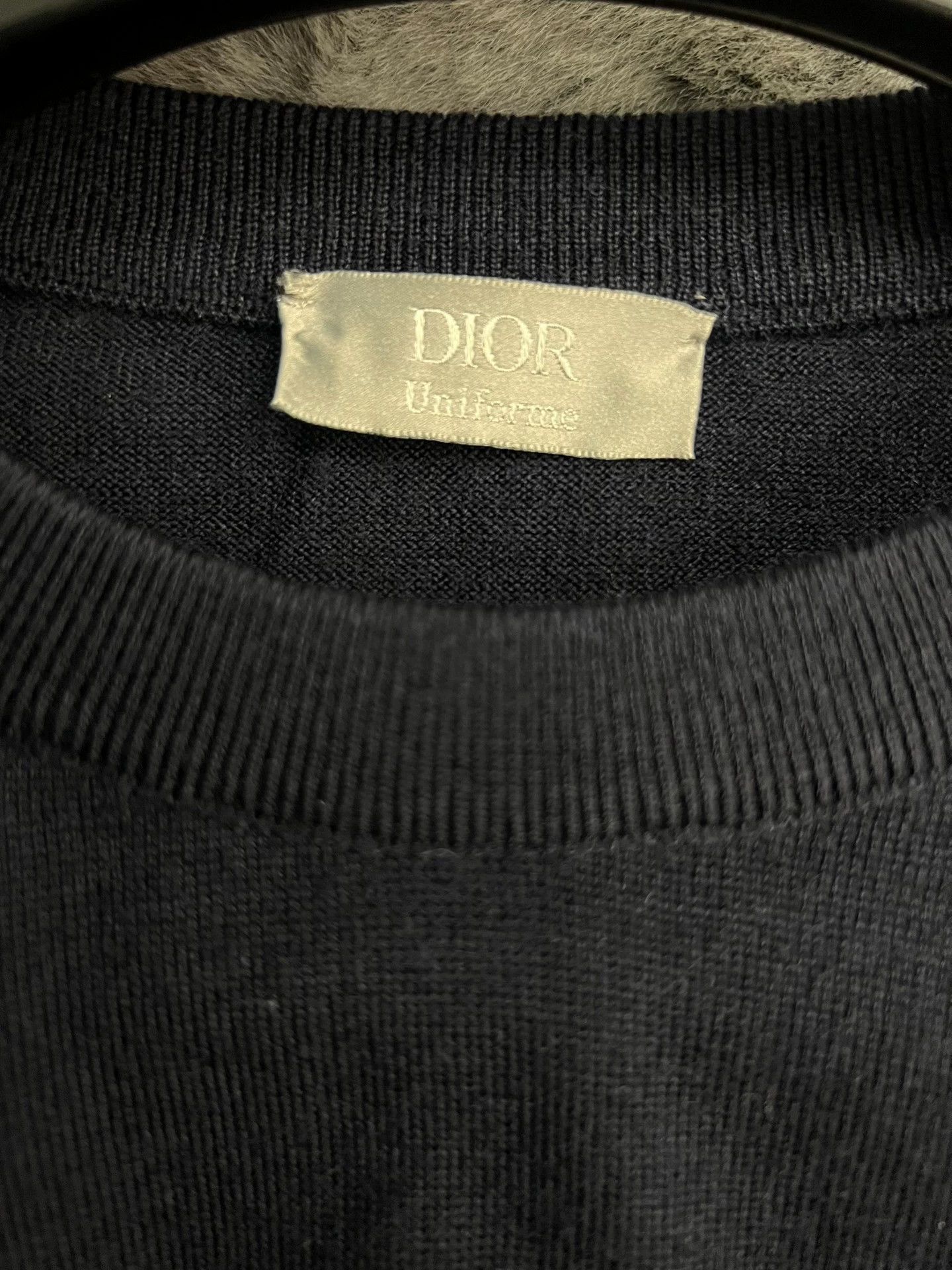 Dior Authentic Dior homme black wool sweater Size M / US 6-8 / IT 42-44 - 6 Thumbnail