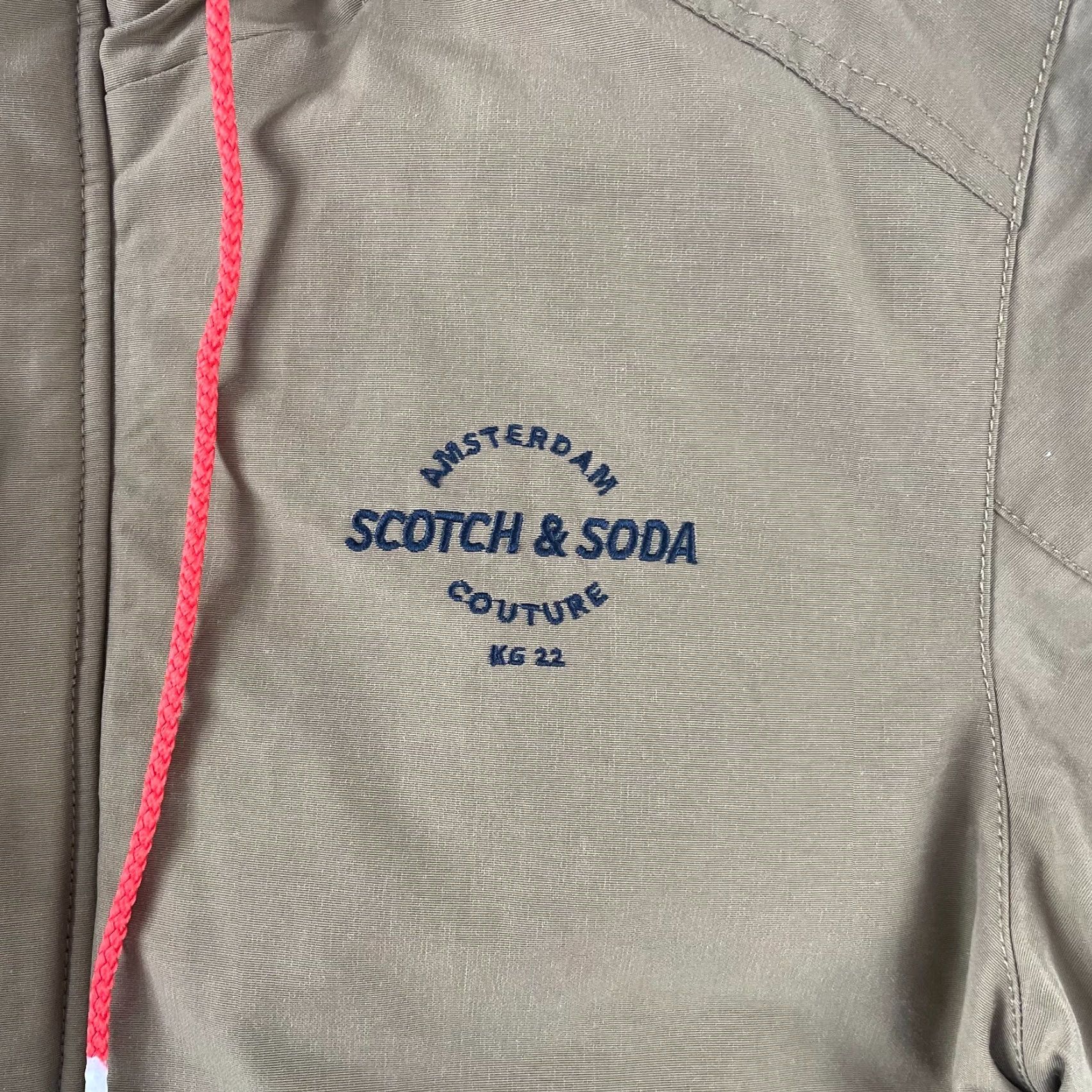 Scotch & Soda SCOTCH & SODA K22 Parka Jacket Mens L Beige Full Zip Hooded Insulated Water Wind Resistant Nylon Canvas - 62 chars Size US L / EU 52-54 / 3 - 5 Thumbnail