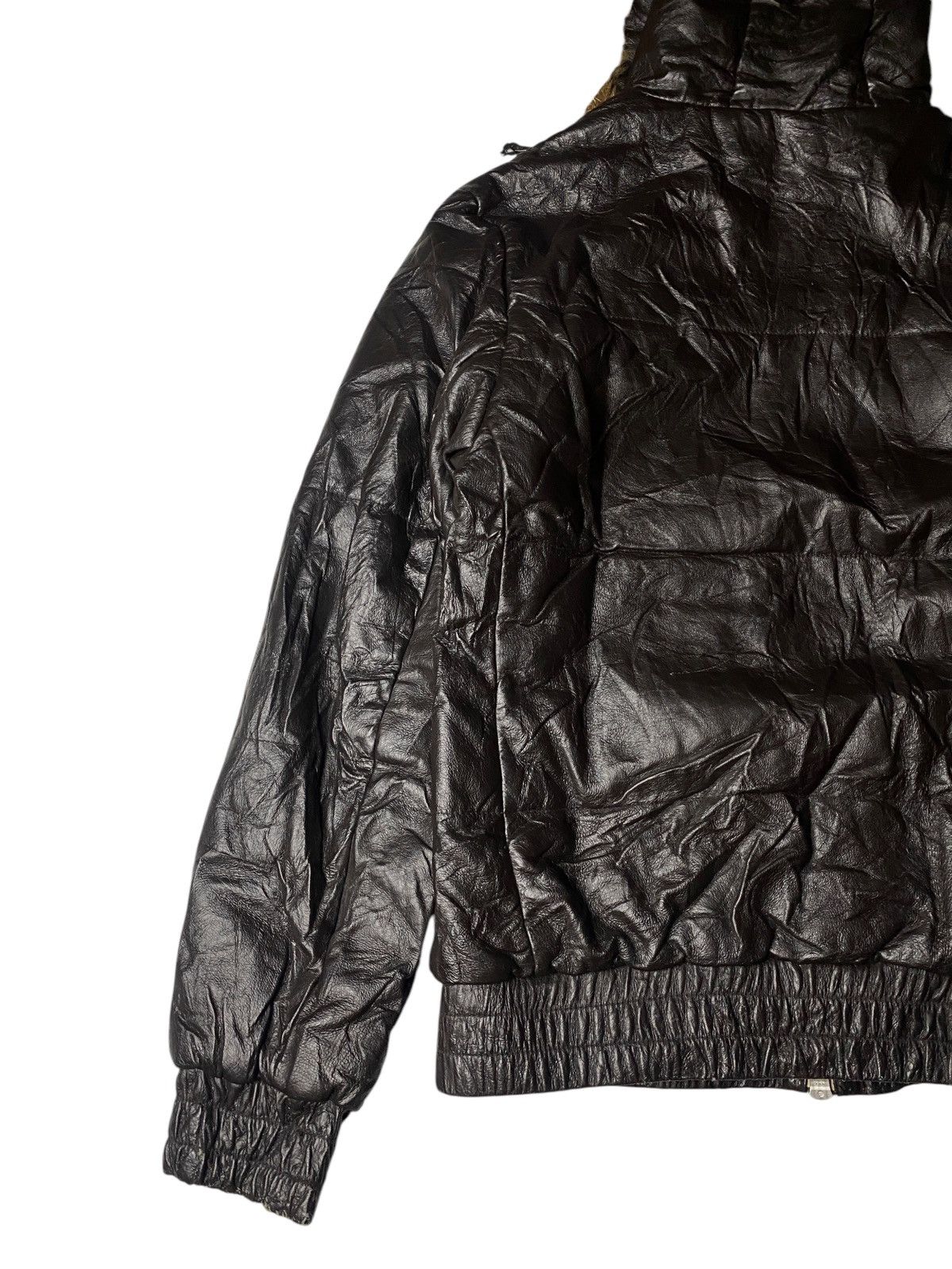 Le Grande Bleu (L.G.B.) 2000's Edifice Fur Pigskin Leather Jacket Size US M / EU 48-50 / 2 - 11 Thumbnail
