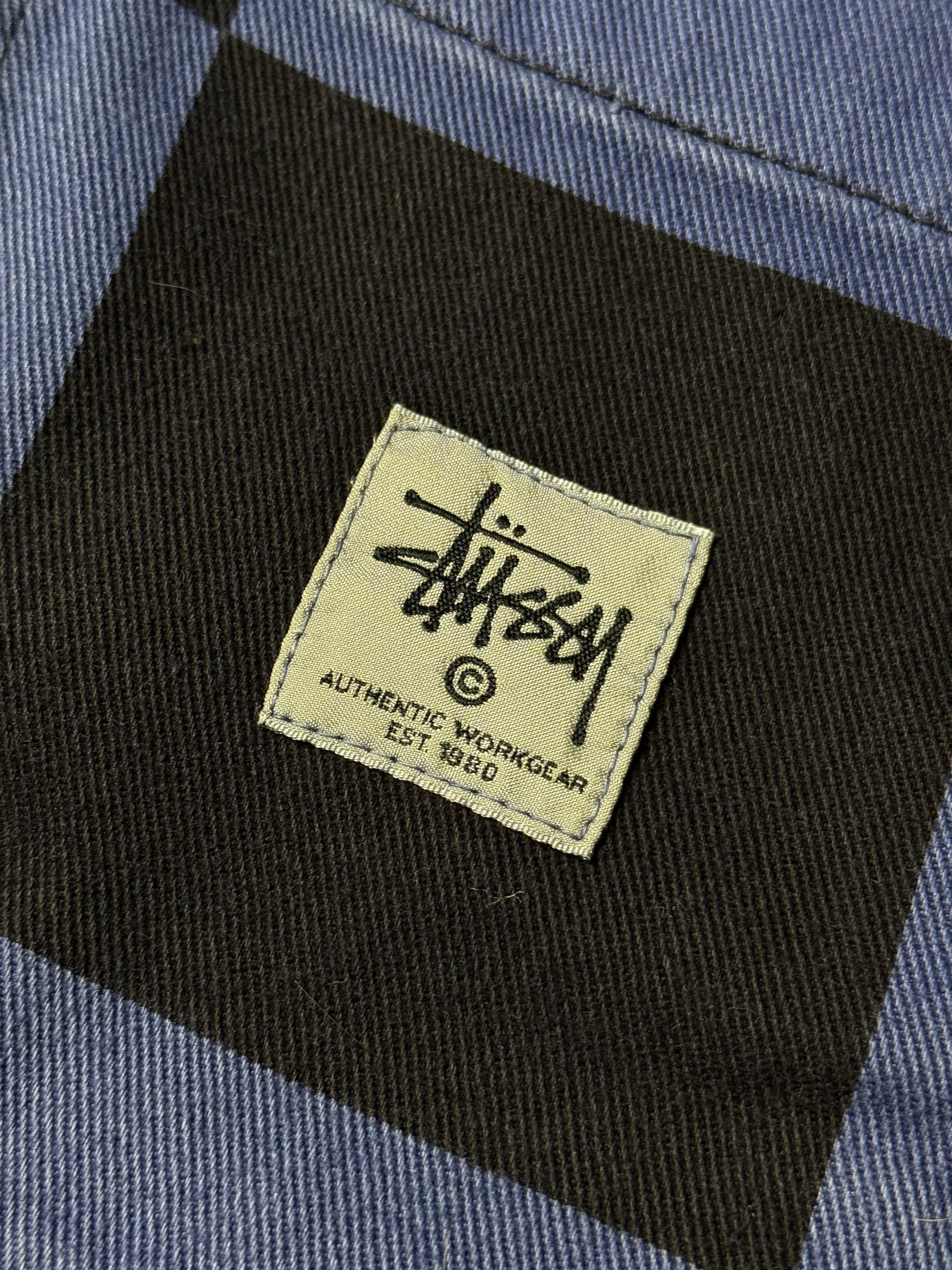 Stussy Stussy Big Ol' Check Work Pants. SS22 (Navy) Size US 32 / EU 48 - 12 Thumbnail