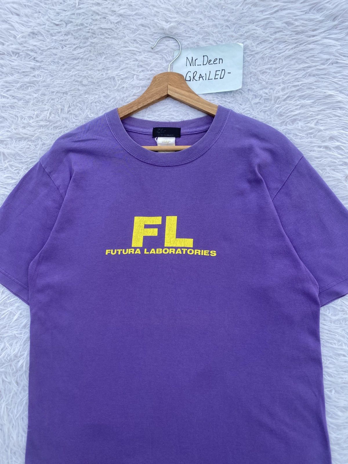 Futura Rare Vintage Futura Laboratories FL Purple Tshirt Size US M / EU 48-50 / 2 - 8 Thumbnail