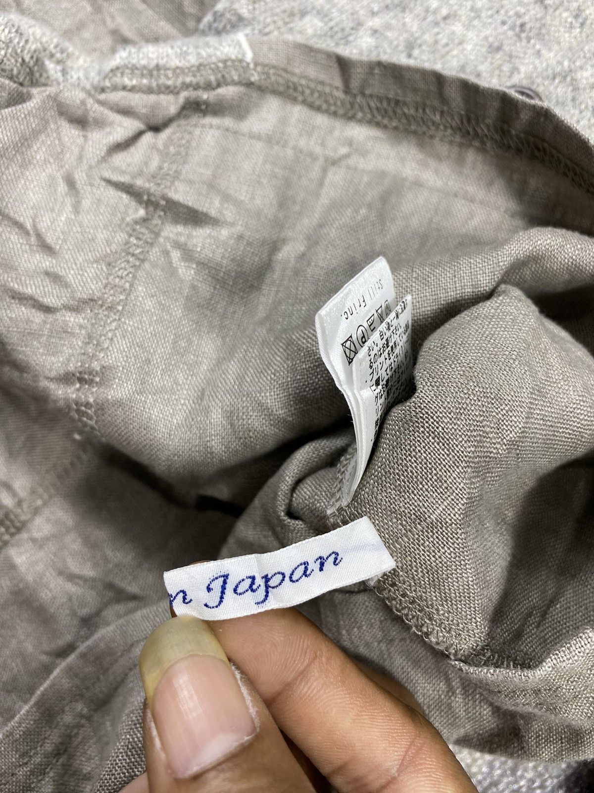 Beauty Beast × If Six Was Nine × Japanese Brand Rare Vintage Vent Blanc Linen japanese double pocket cropped Size US L / EU 52-54 / 3 - 7 Thumbnail
