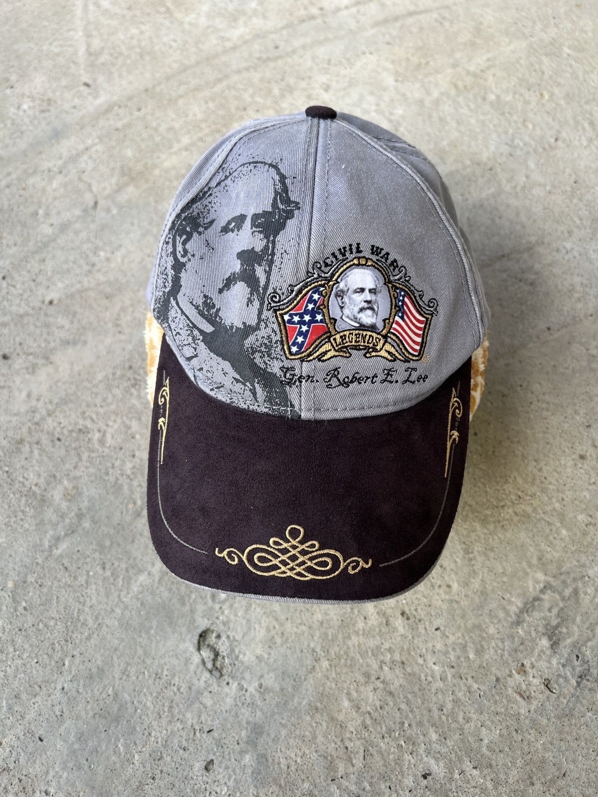 Vintage Civil War Gen. Robert E. Lee cap Size ONE SIZE - 2 Thumbnail