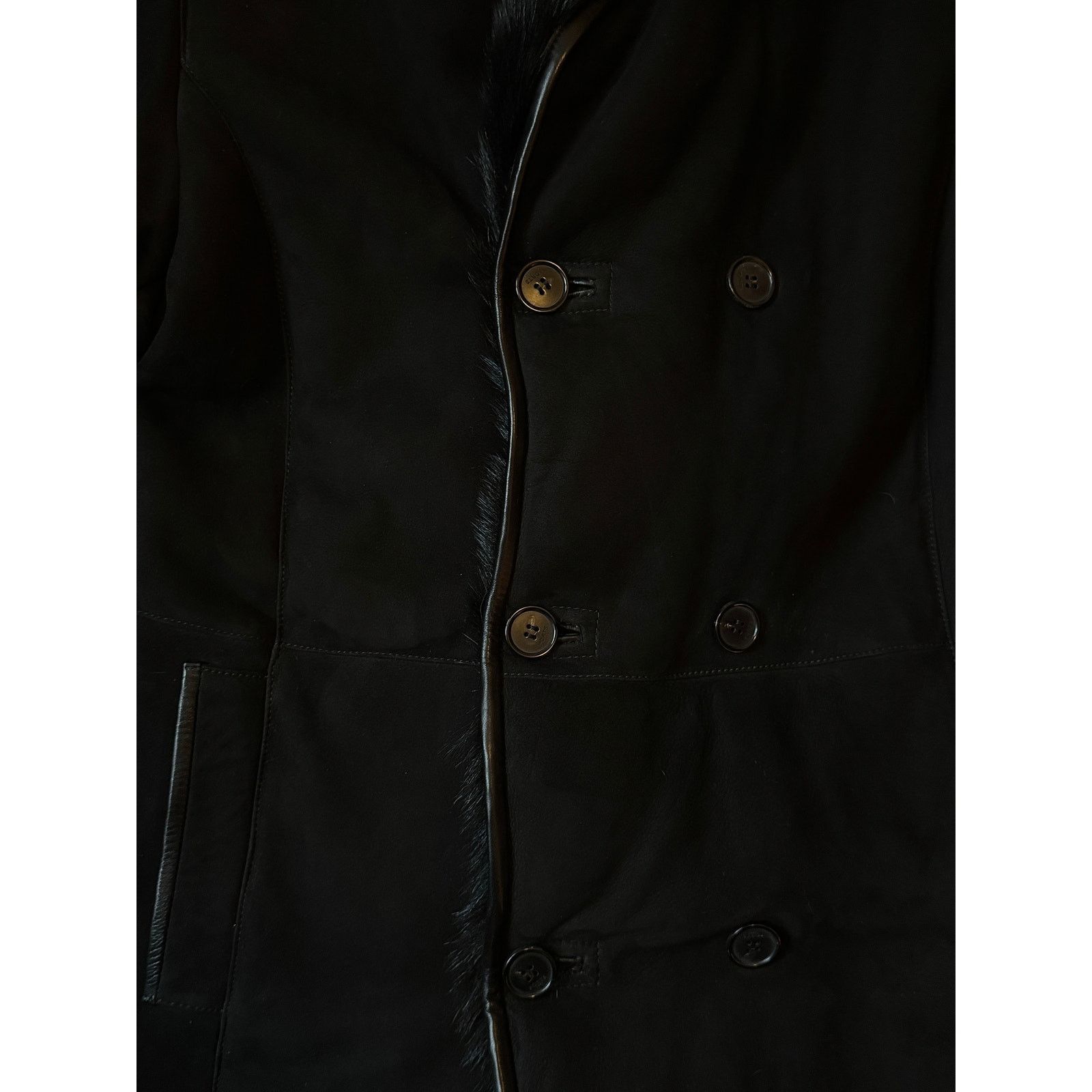 Ports 1961 Ports 1961 NWT Black Shearling Coat Size US XL / EU 56 / 4 - 5 Thumbnail