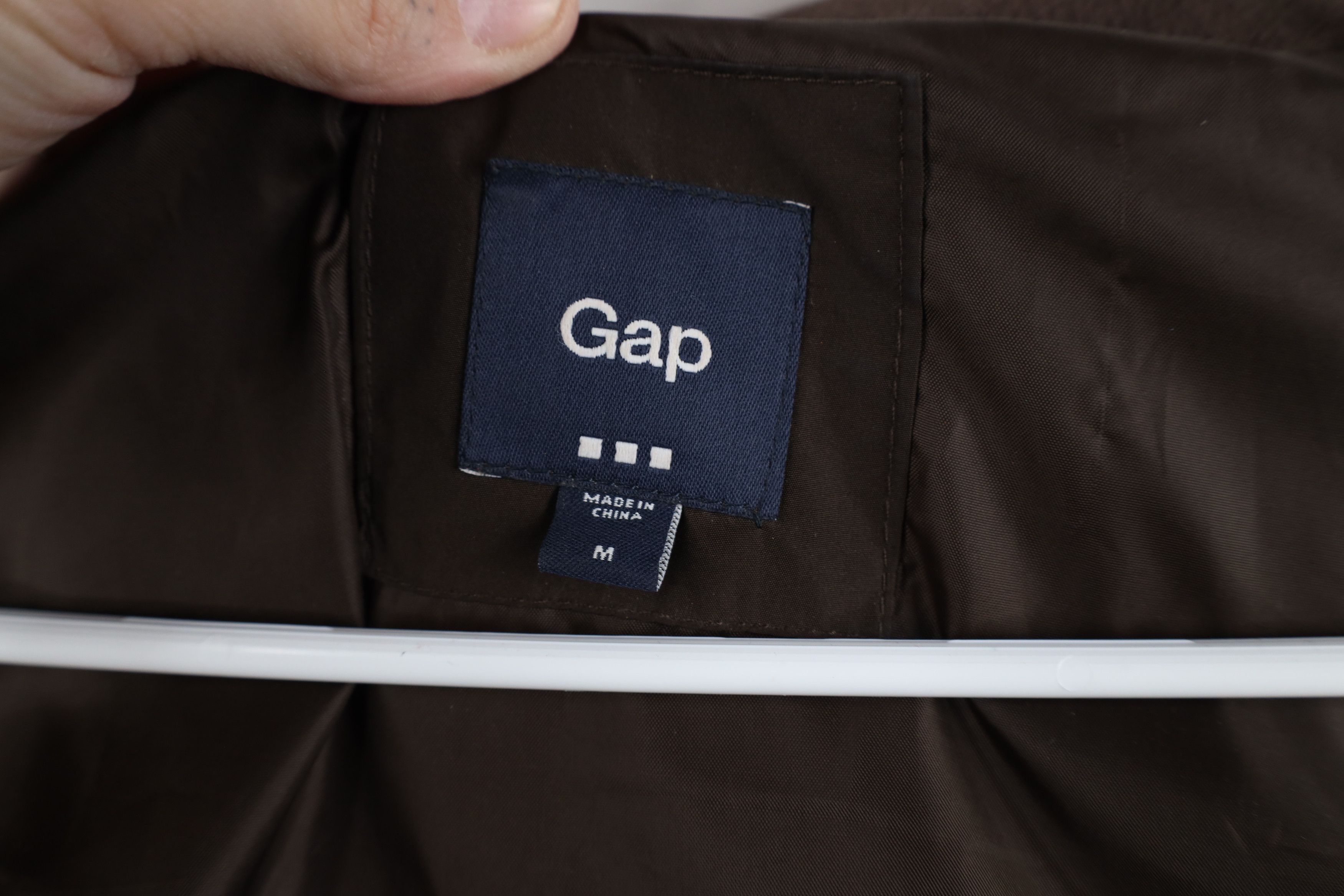 Gap Vintage Y2K Gap Babydoll Full Zip Puffer Vest Jacket Brown Size M / US 6-8 / IT 42-44 - 10 Thumbnail