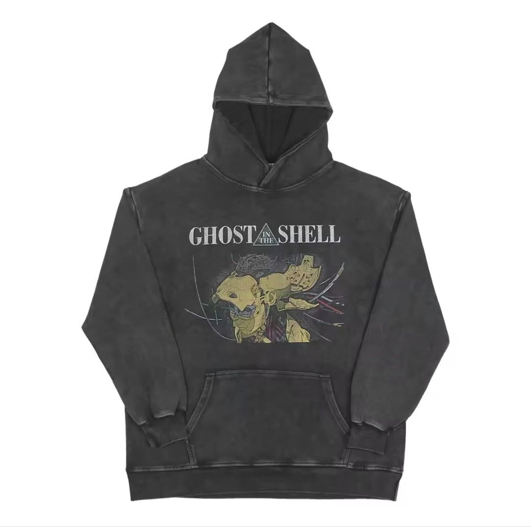 Anime × Japanese Brand Ghost In The Shell Faded Hoodie Size US M / EU 48-50 / 2 - 7 Thumbnail