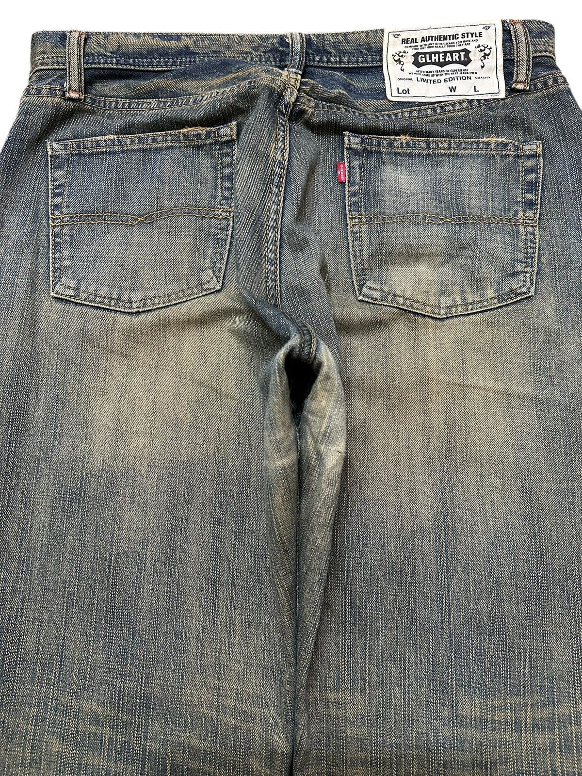 Japanese Brand Vintage Japanese Brand Mud Wash Style Baggy Jeans Size US 35 - 5 Thumbnail