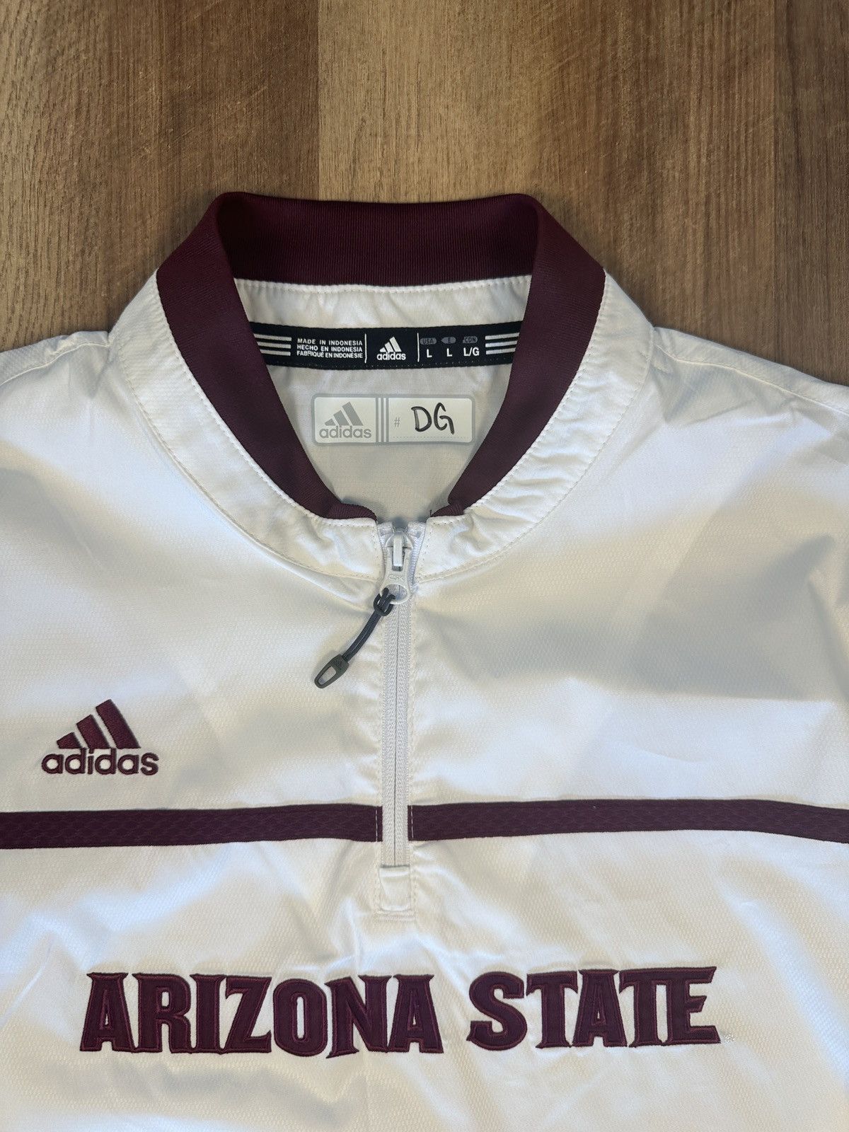 Adidas Adidas Arizona State University Windbreaker Size L Size US L / EU 52-54 / 3 - 3 Thumbnail