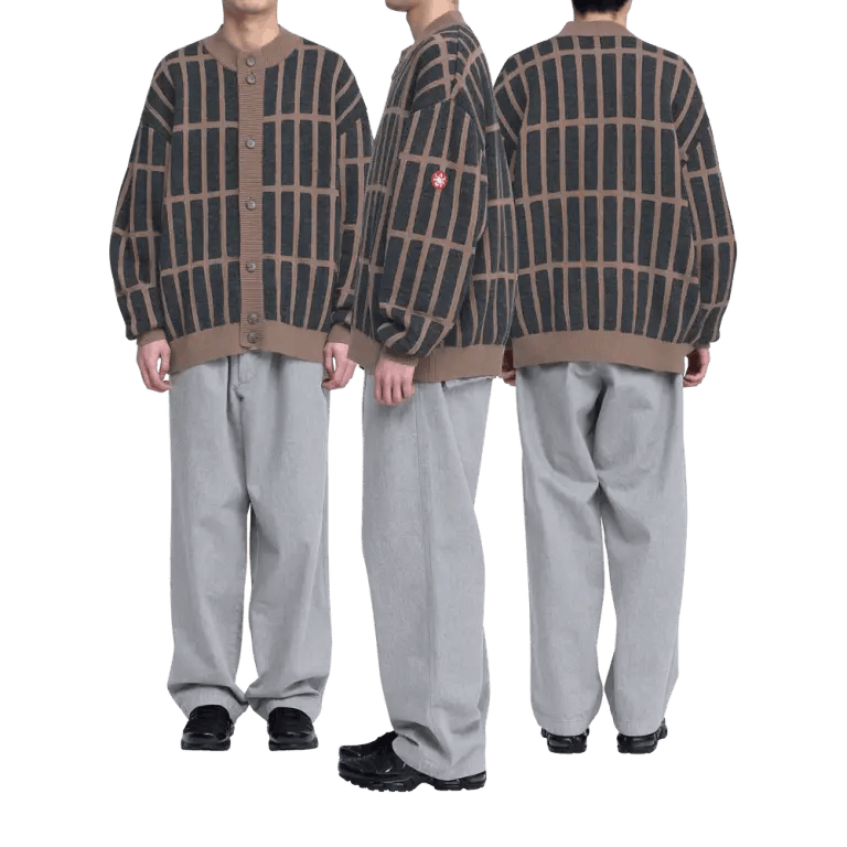 Cav Empt Cav Empt Rectangular Bar Knit Cardigan XL Size US XL / EU 56 / 4 - 4 Thumbnail