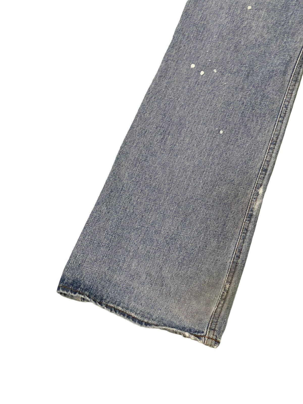 Japanese Brand Flare Jeans Vtg Bobson Distress Painted Boot Cut 6🟦5 Size US 31 - 15 Thumbnail