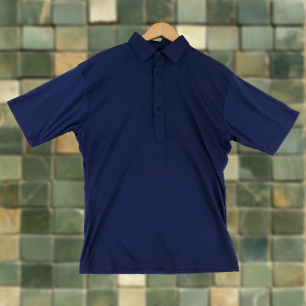 CO Collars & Co Polo Shirt Short Sleeve Blue Mens XL Size US XL / EU 56 / 4 - 1 Thumbnail